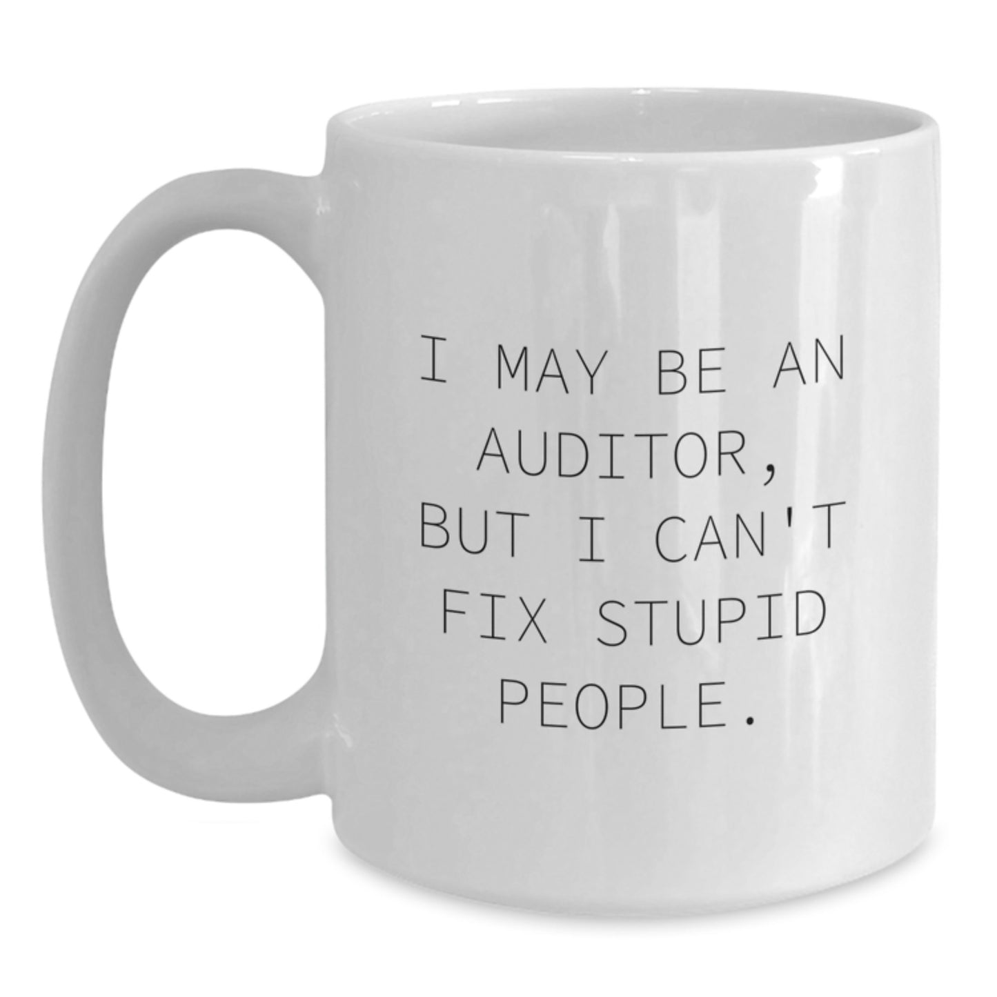 Auditor Keepsake White Coffee Mug Birthday Gift for Him - Main