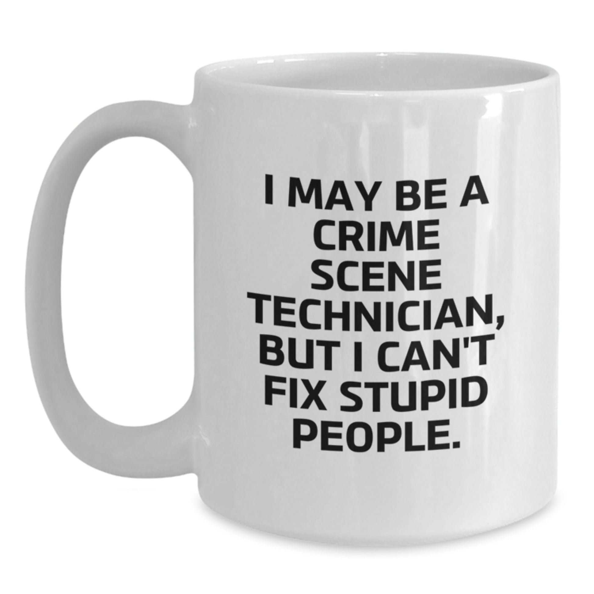 Crime Scene Technician Keepsake Mug for Him Birthday Gift Premium - Main