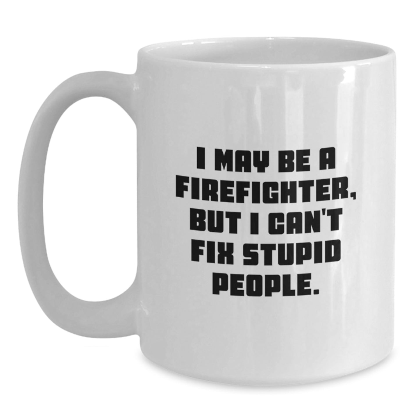 Firefighter Keepsake Ceramic Mug for Him Surprise Birthday Gift 11oz - Main