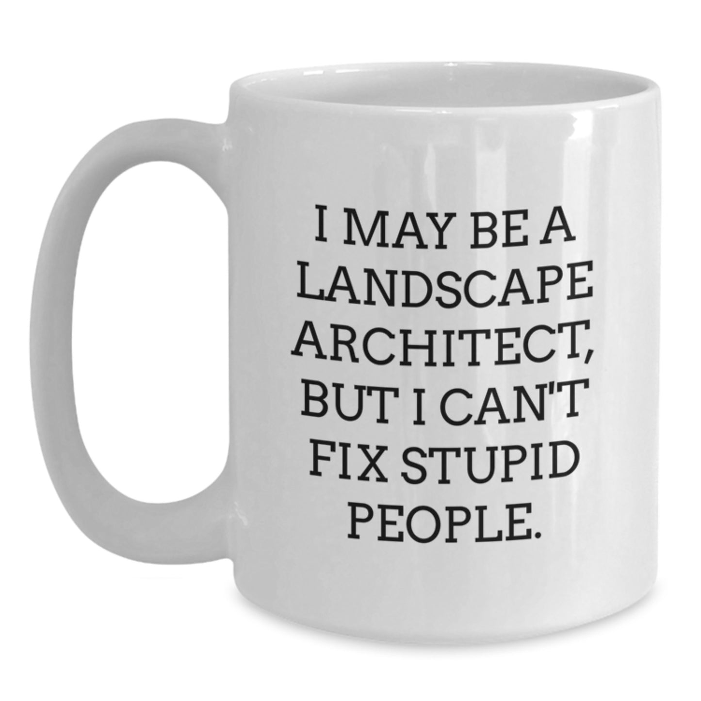 Birthday Gift Landscape Architect White Mug for Her Present - Main