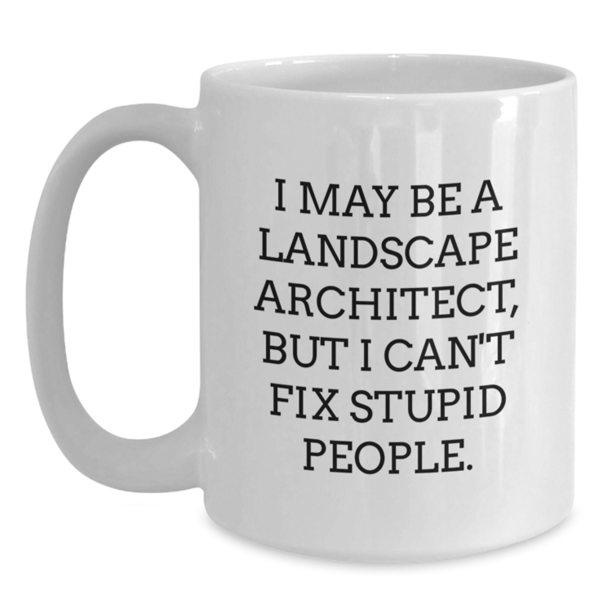 Birthday Gift Landscape Architect White Mug for Her Present - Main