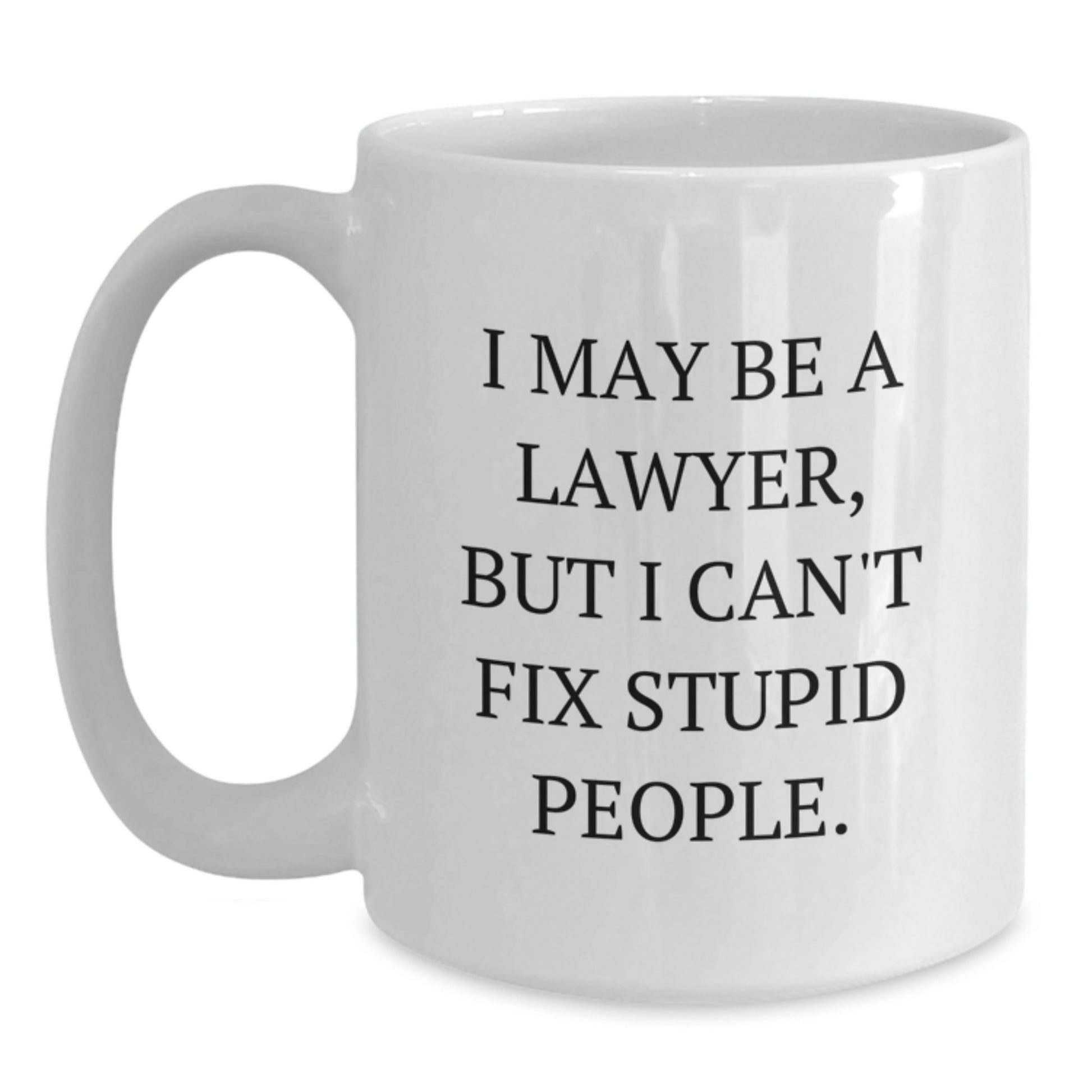 Premium Lawyer Keepsake White Coffee Mug for Him Birthday Gift - Main