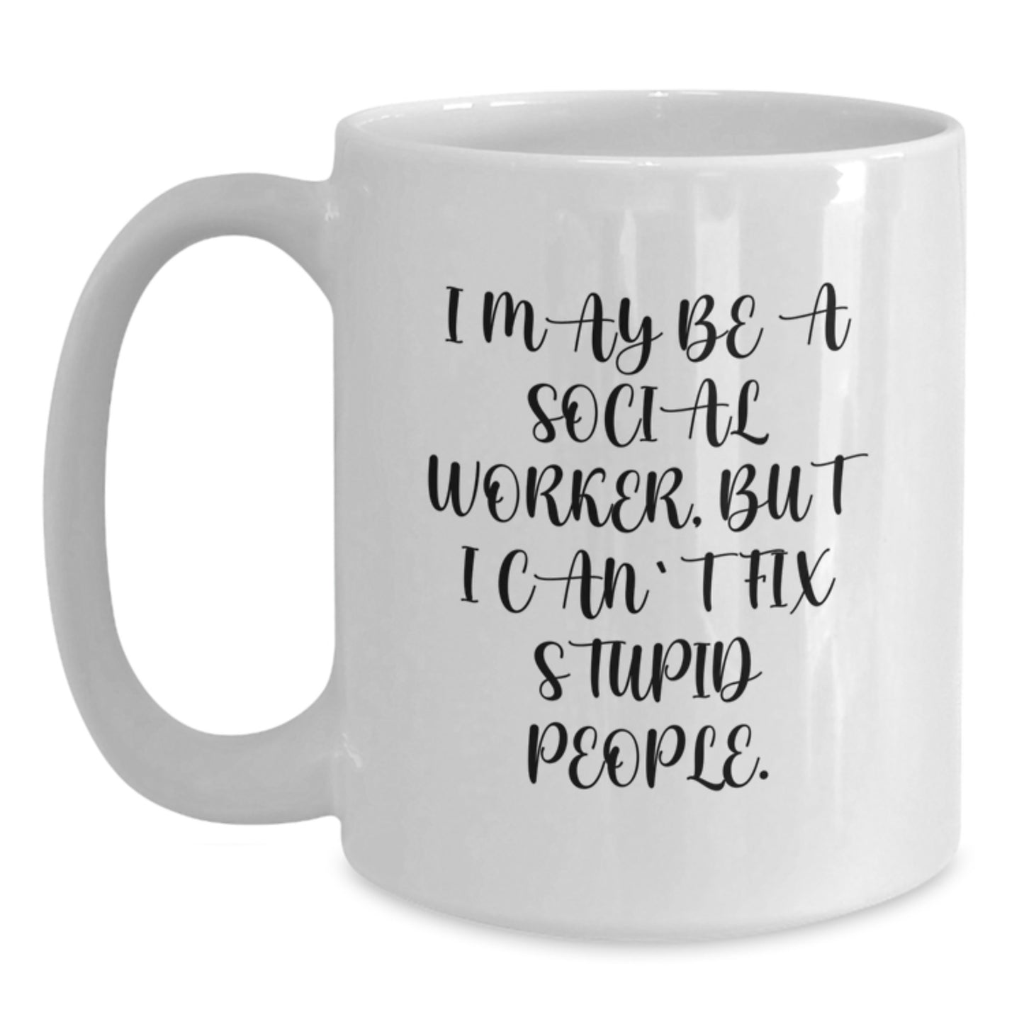 Social Worker Keepsake White Coffee Mug for Him Graduation Gift - Main