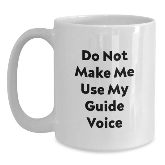 Playful Guide White Mug Birthday Gift for Friends Novelty 15oz - Main