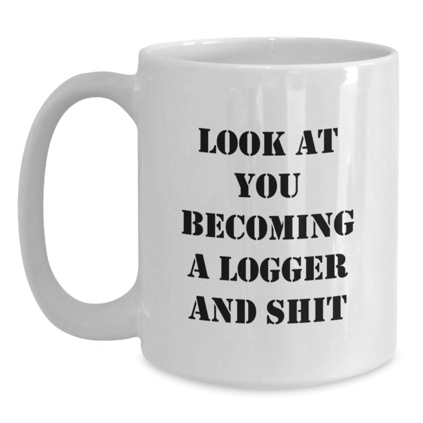 Logger Keepsake Coffee Mug for Him 11oz Microwave Safe Graduation Gift - Main