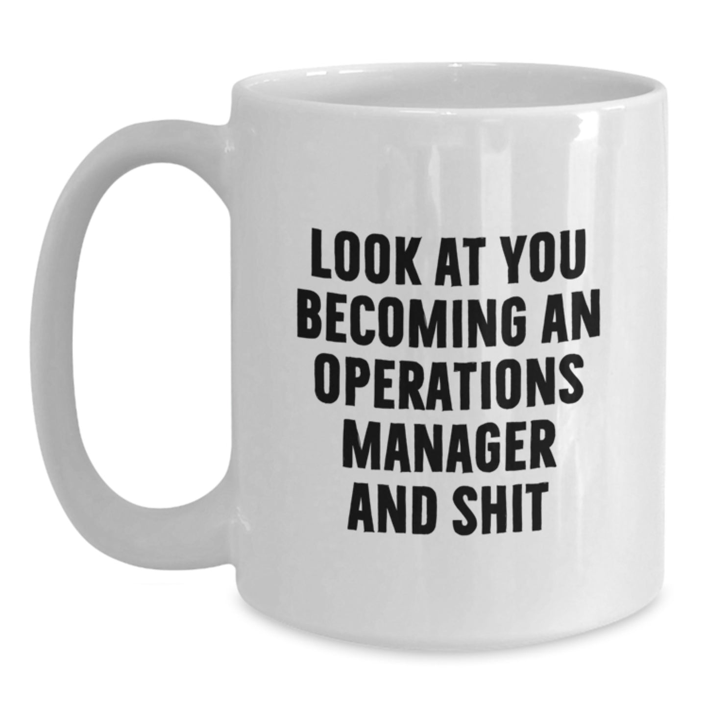 Funny Operations Manager White Coffee Mug Gifts from Friends for Graduation Unique - Main