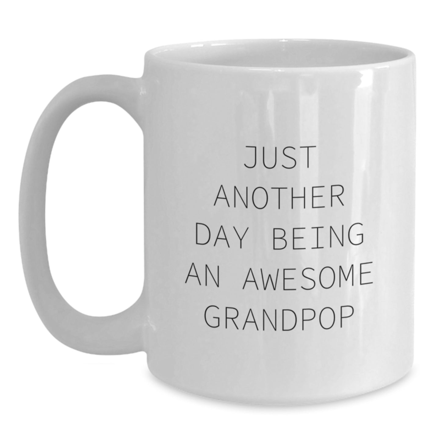 Grandpop Keepsake White Coffee Mug Birthday Gift for Him Ceramic 11oz - Main
