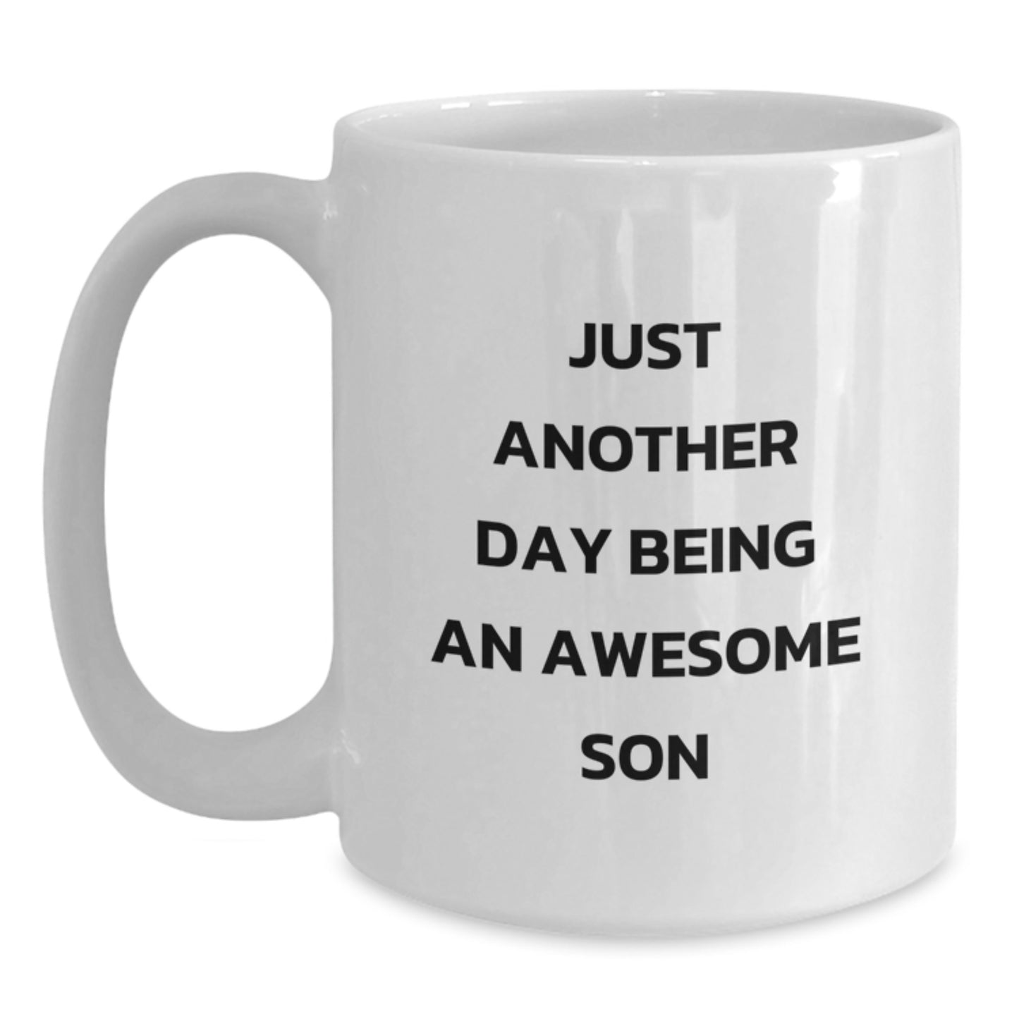 Son Keepsake White Coffee Mug Birthday Gift for Him - Main