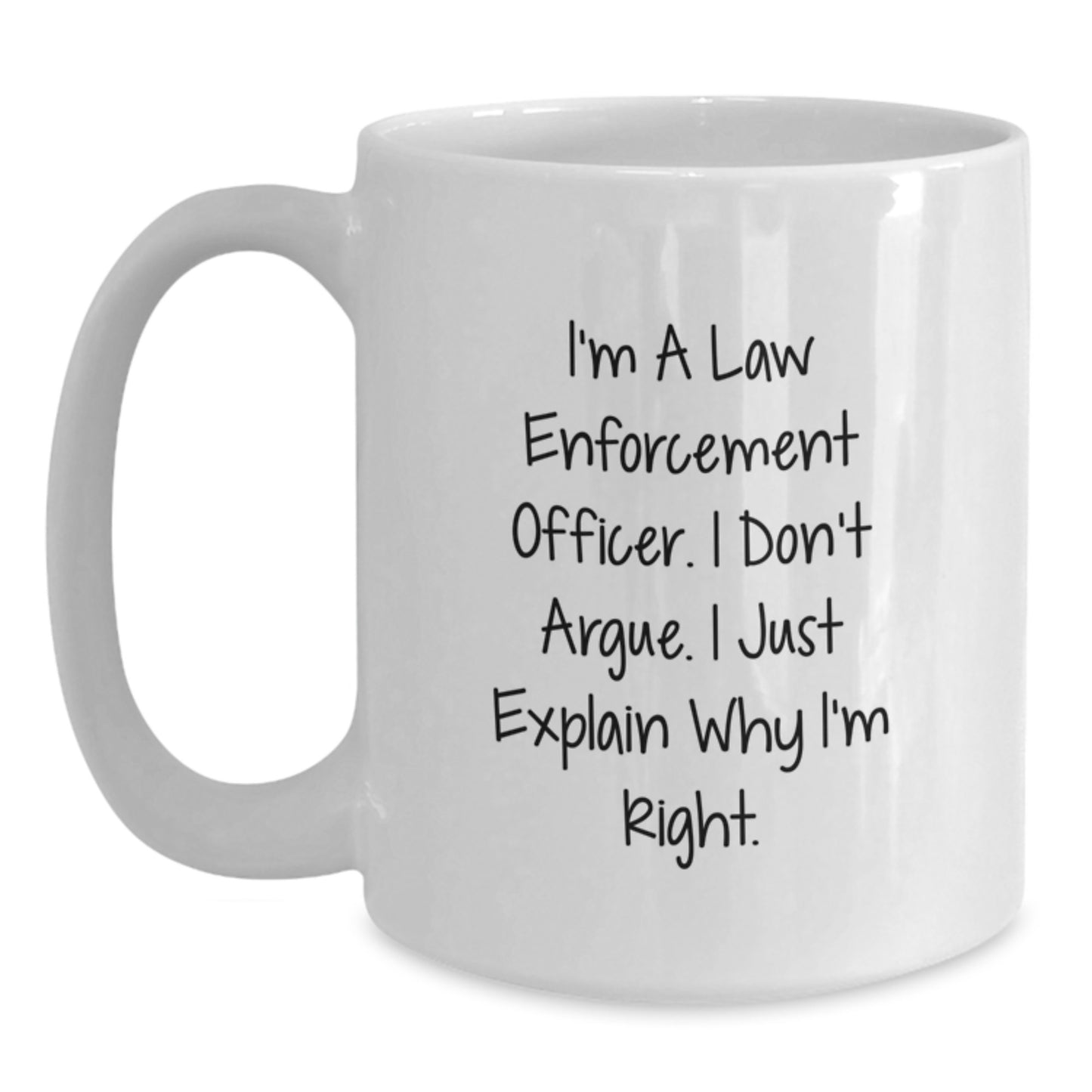 Law Enforcement Keepsake Mug Birthday Gift for Him - Main