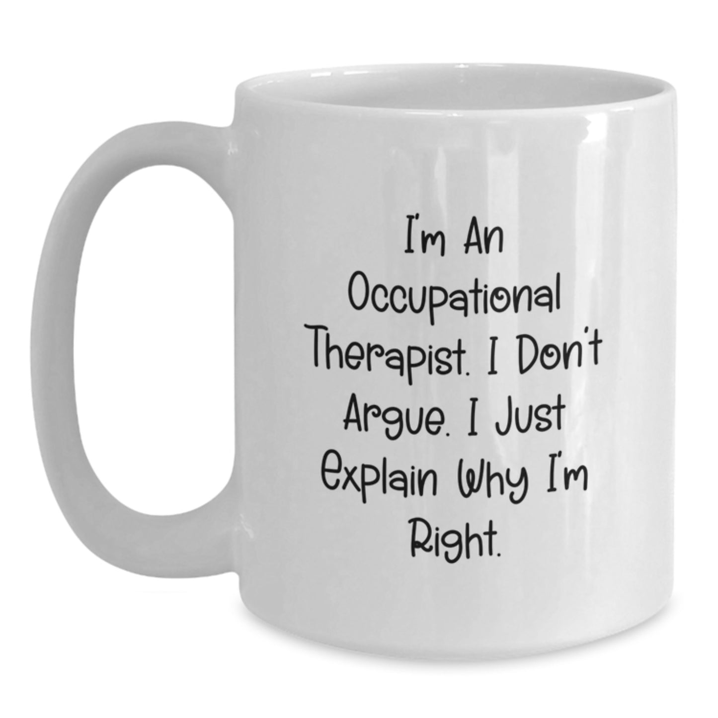Occupational Therapist Keepsake White Coffee Mug for Him Birthday Gift - Main
