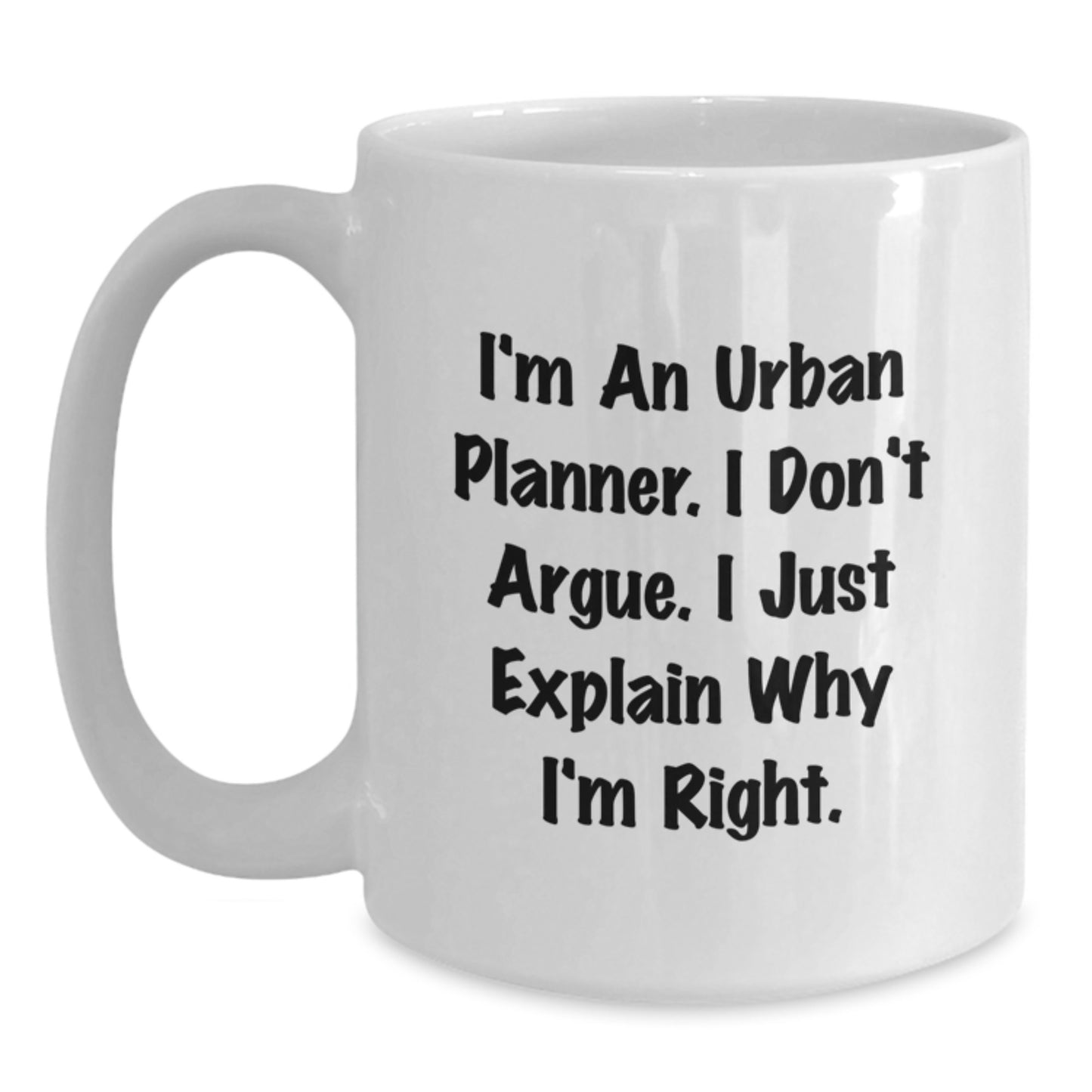 Funny Urban Planner Gifts for Men from Friends at Graduation Unique Occasion White Coffee Mug - Main