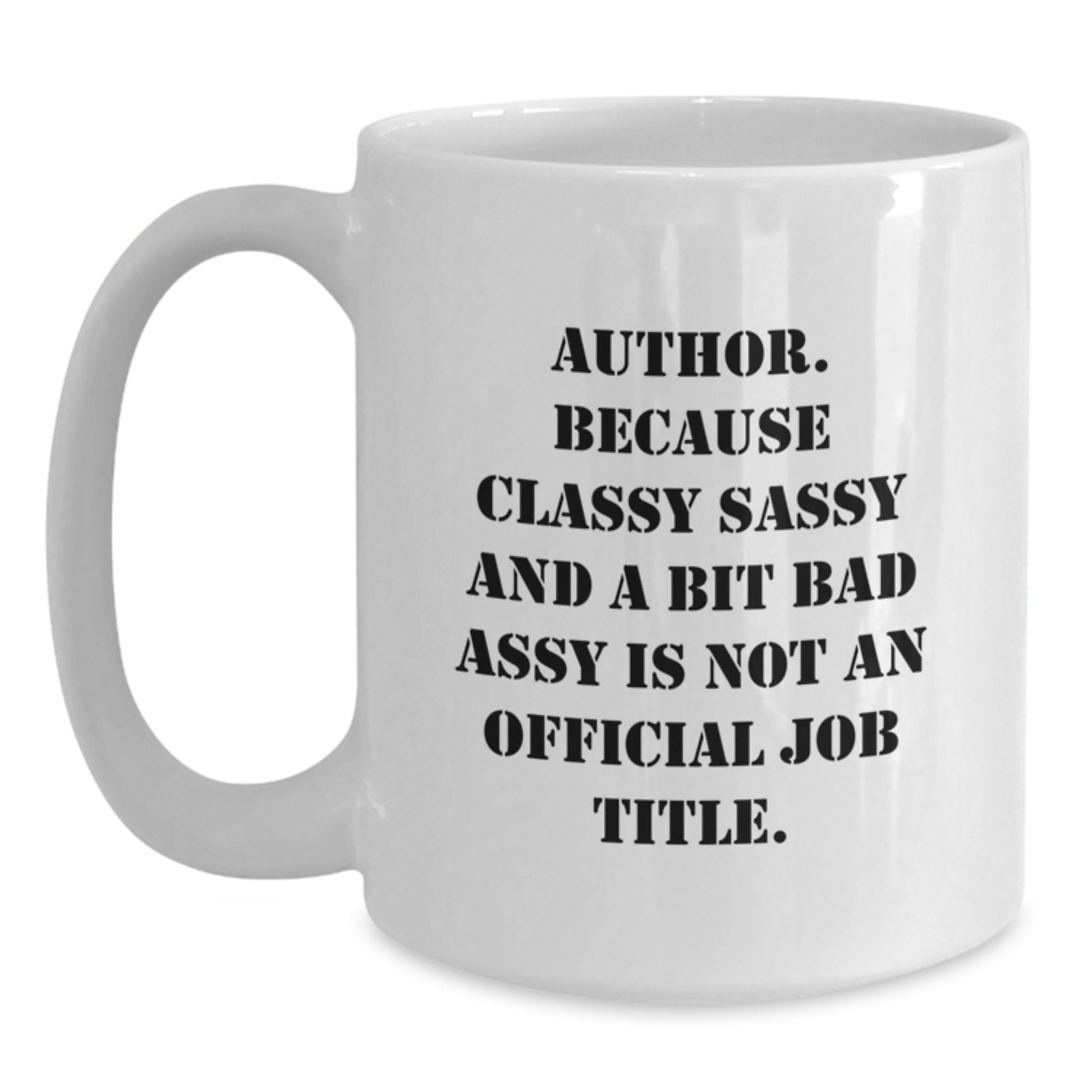 Author Funny White Coffee Mug Gifts from Men Friends for Author Graduation Unique - Main