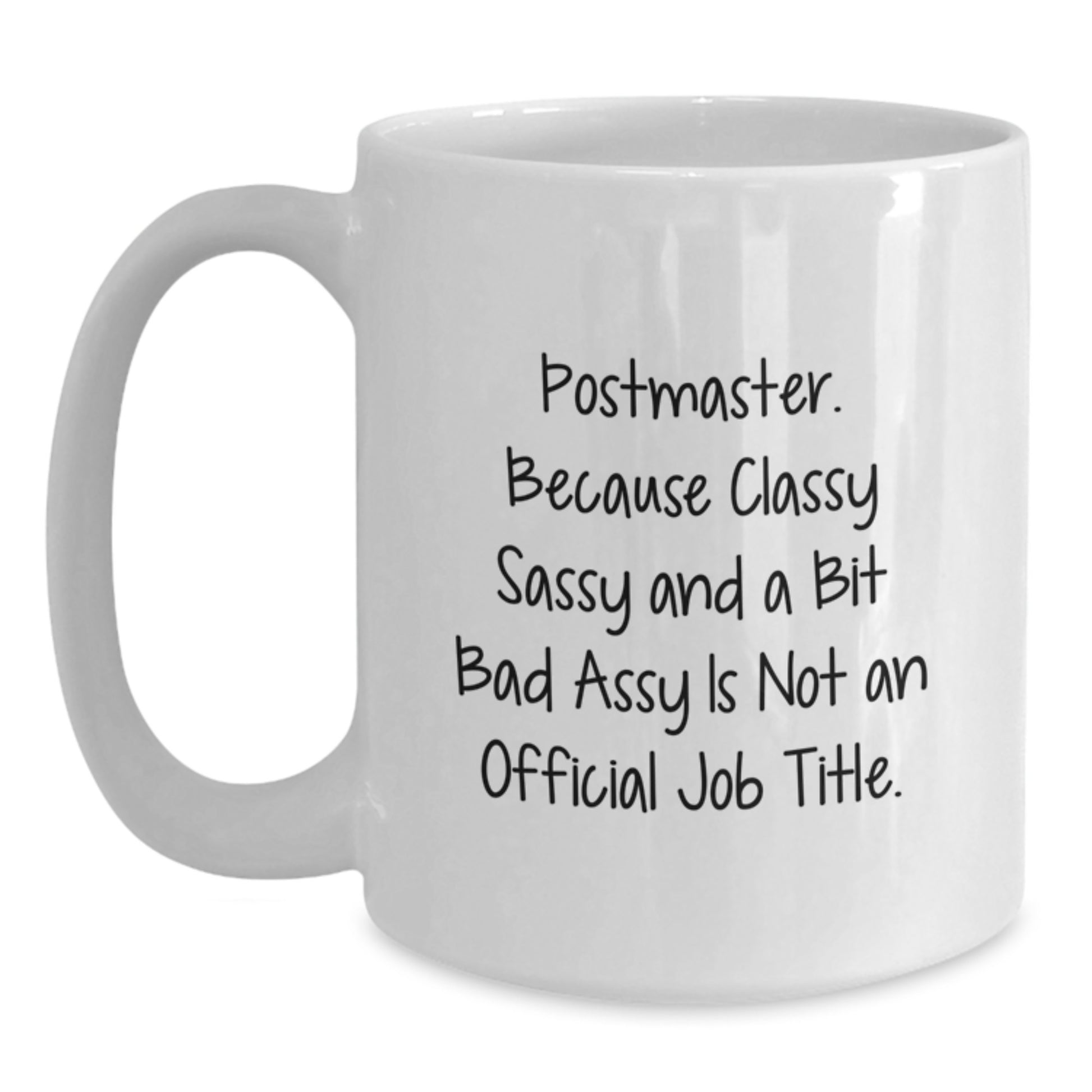 Birthday Gift Postmaster White Coffee Mug for Her Present - Main
