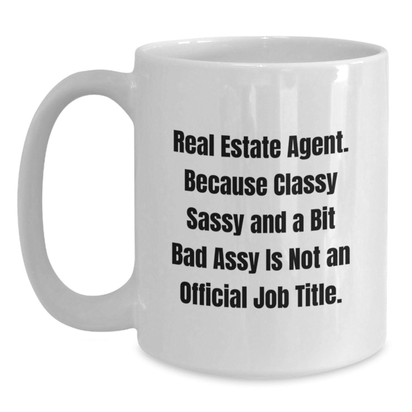 Birthday Gift for Her Real Estate Agent Mug – Keepsake White Ceramic - Main