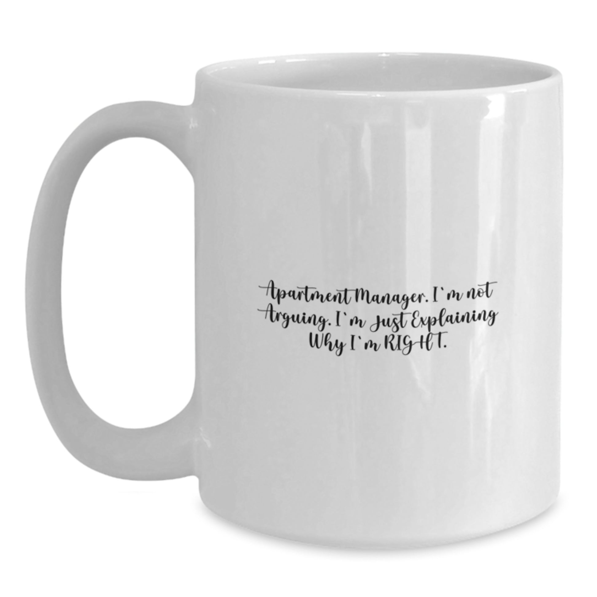 Apartment Manager Keepsake Mug for Him Birthday Gift Ceramic 11oz - Main