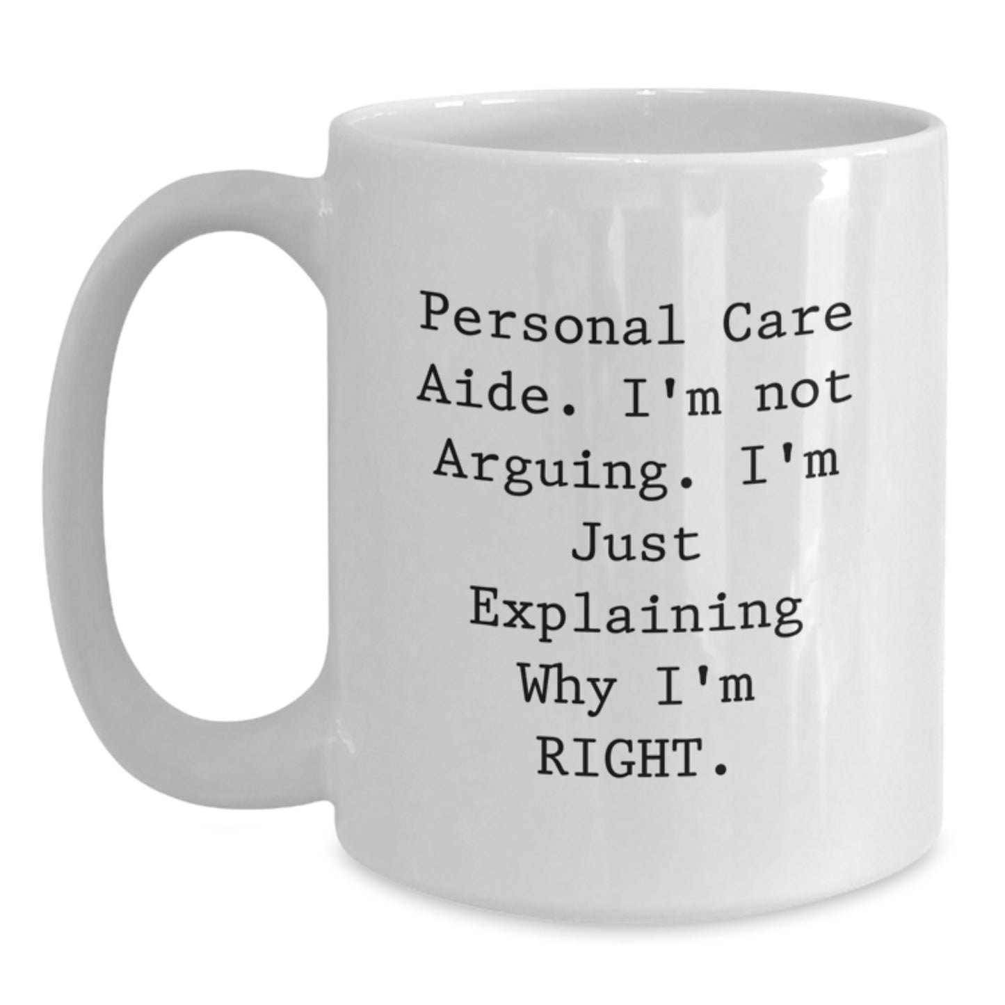 Personal Care Aide Keepsake White Mug for Him Birthday Gift - Main