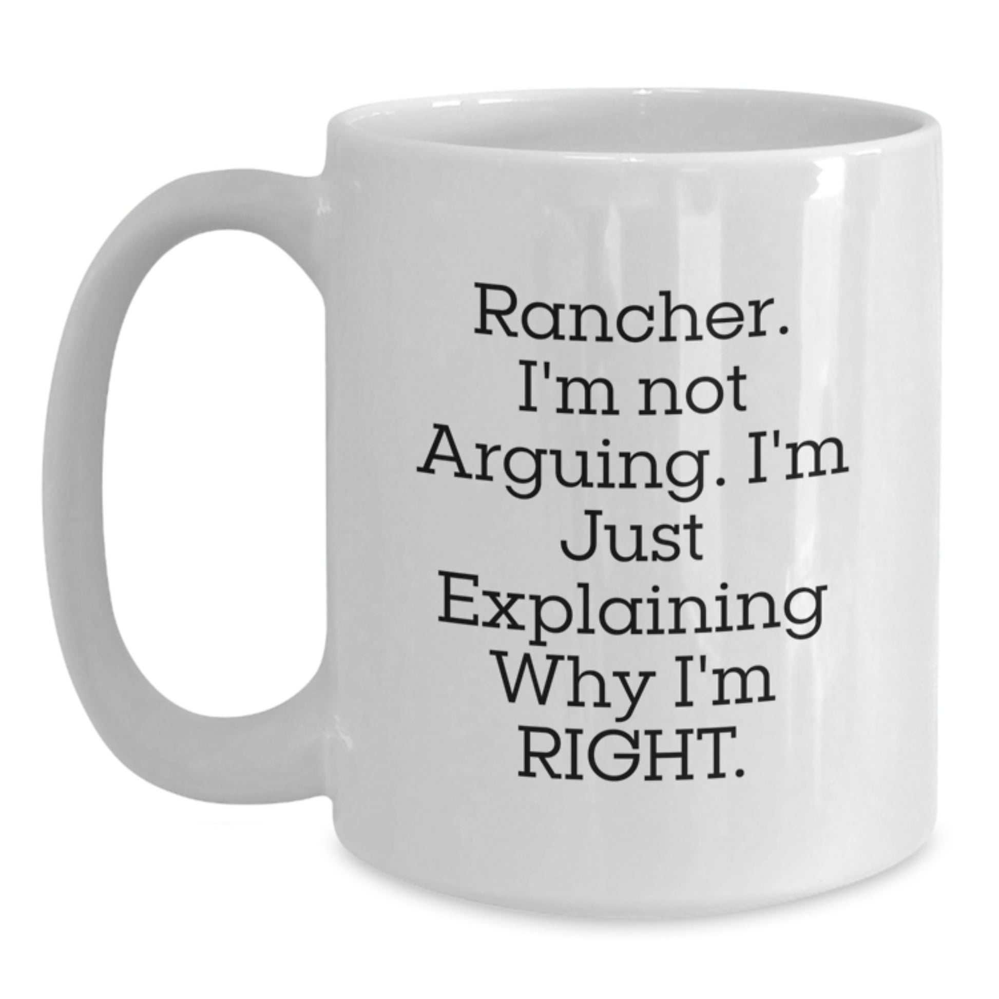 For Him Rancher Keepsake White Coffee Mug Birthday Surprise Gift - Main