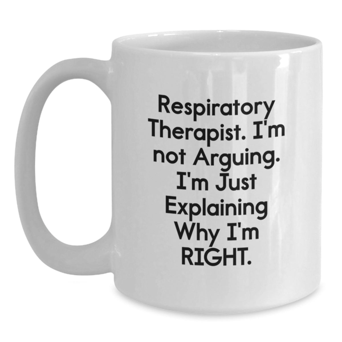 Funny Respiratory Therapist Gifts for Men, Unique Birthday Unique Gifts from Friends, Inspirational White Coffee Mug - Main