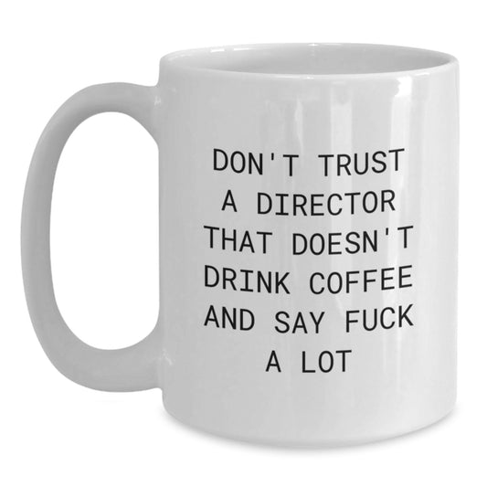 Director White Coffee Mug 11oz Birthday Gift for Coworkers Idea - Main