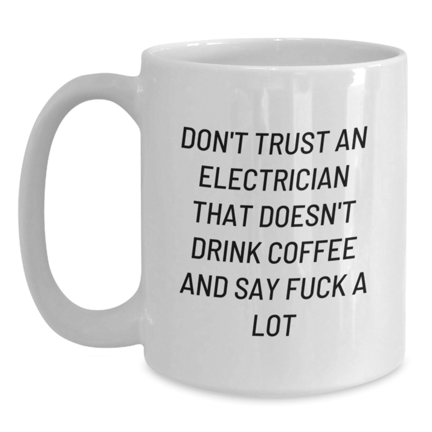 Funny Electrician Gifts for Men, Unique White Coffee Mugs, Graduation Unique Gifts from Men to Electrician Friends - Main