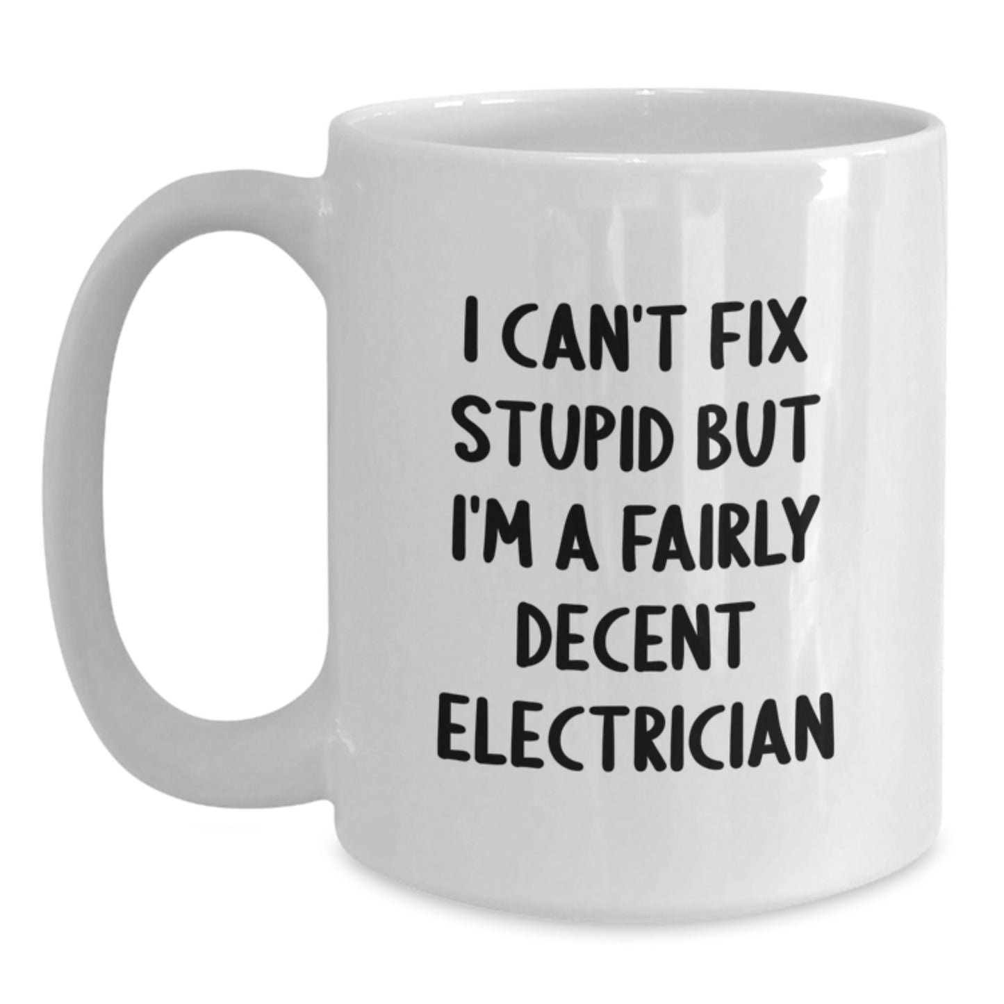 Funny Electrician Gifts for Men from Friends, Unique White Coffee Mugs for Graduation - Main