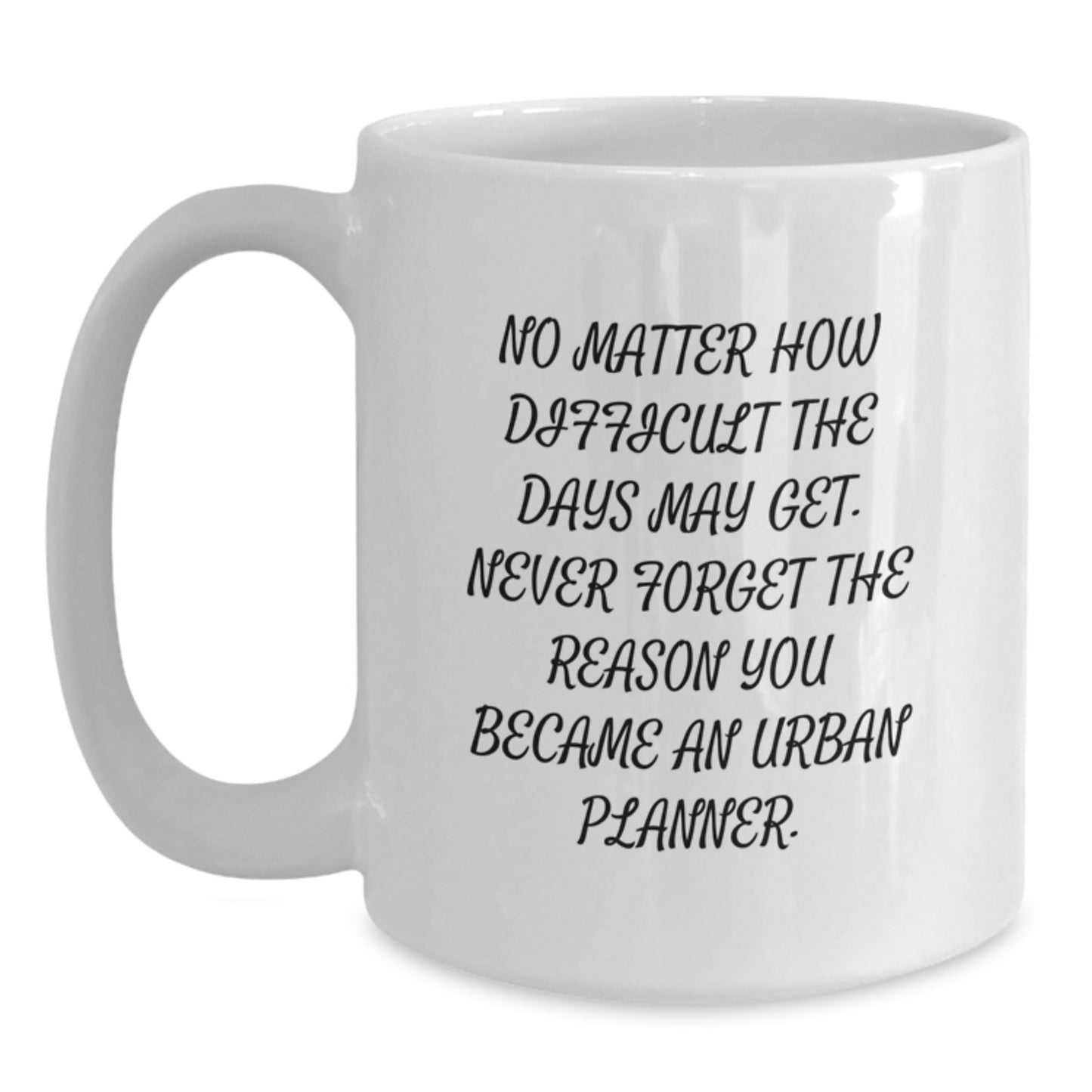 Inspirational Graduation Unique Gifts for Urban Planner Friends and Family - Funny White Coffee Mug - Main