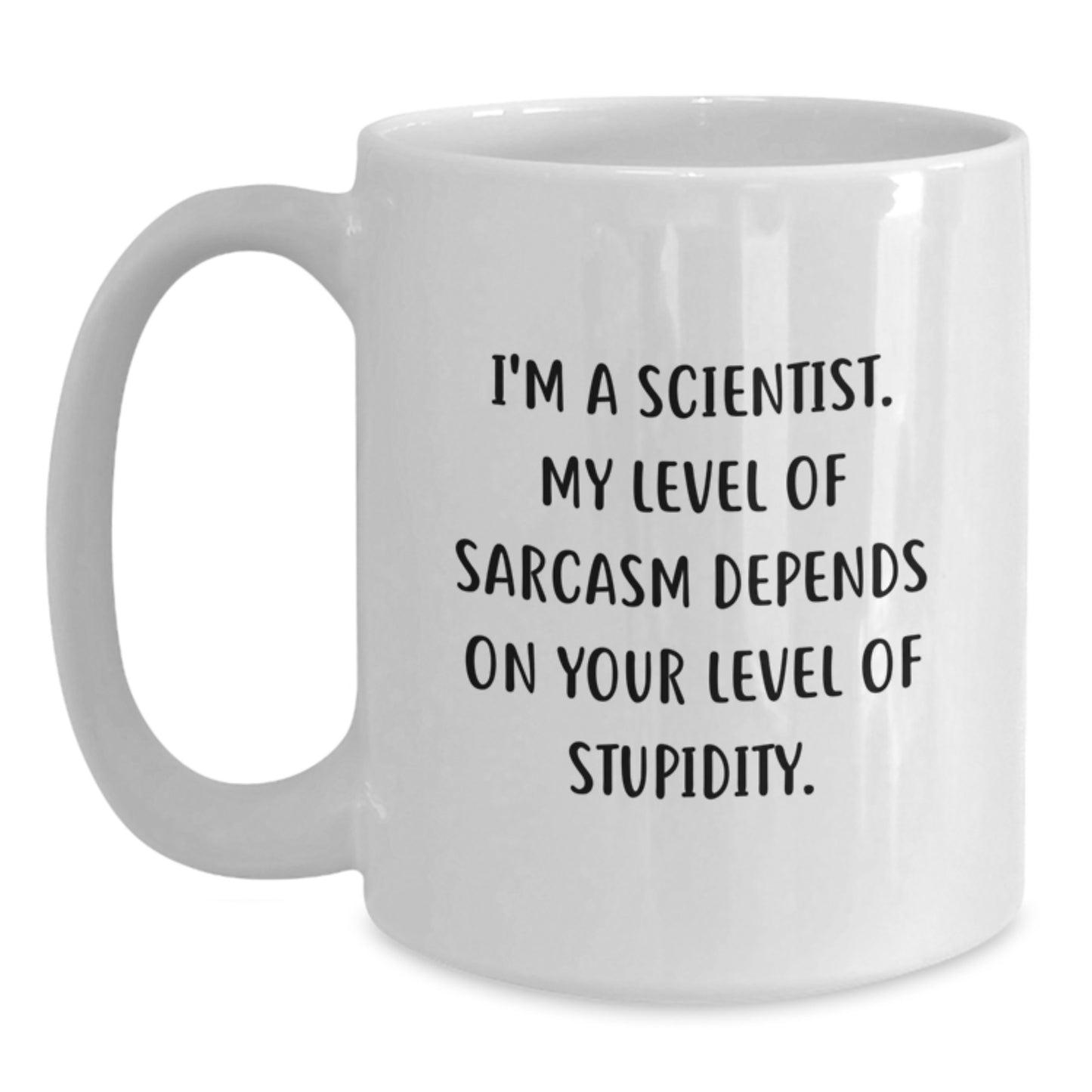 Funny Scientist Gifts for Men Graduation Unique White Coffee Mugs from Friends, I'm A Scientist Mug, Scientist Humor, White Ceramic Mug, Microwave Dishwasher Safe, 11oz or 15oz Capacity - Main