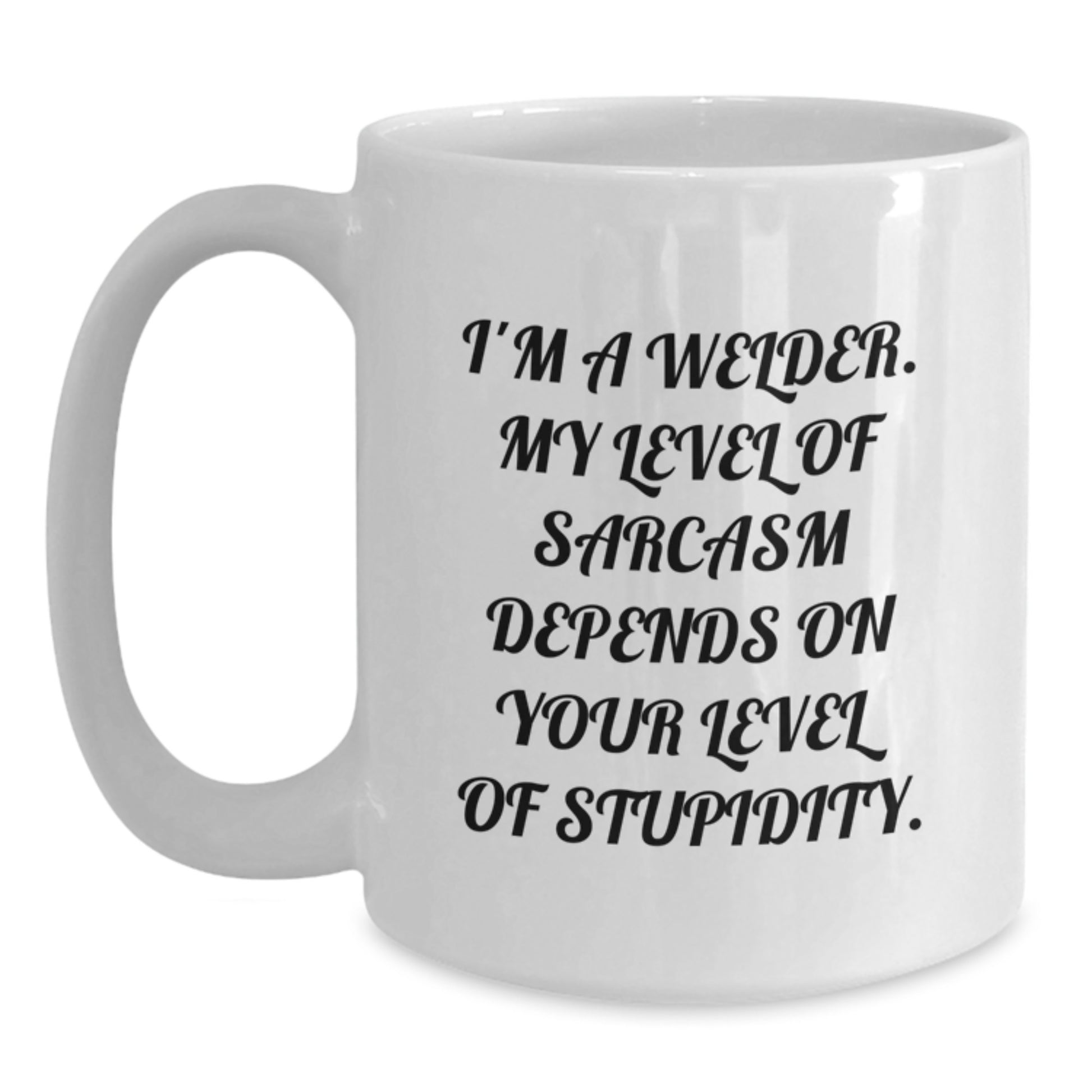 Funny Welder Gifts from Men for Graduation Unique Gifts - White Coffee Mug, 11oz or 15oz - Main