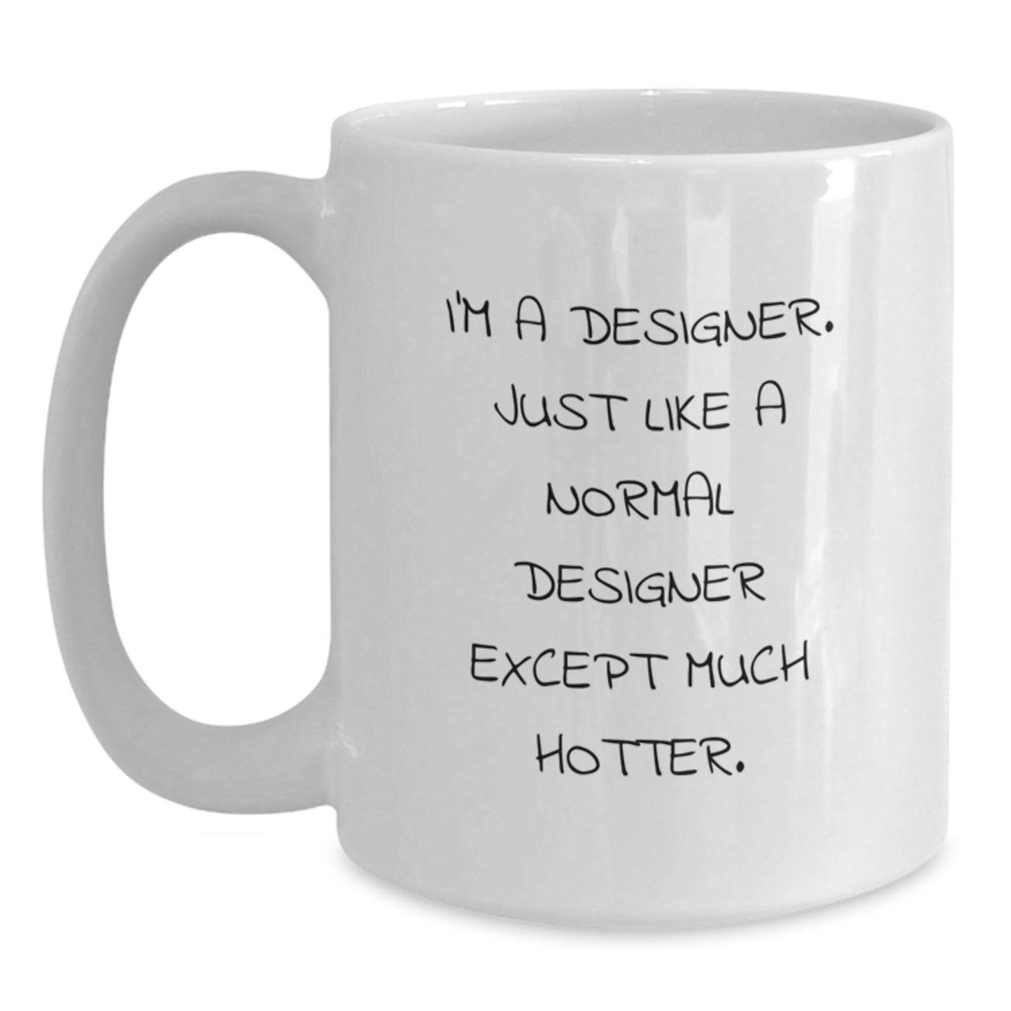 Unique Gifts from Men to Women, Funny White Coffee Mug for Designer Enthusiasts, Mother's Day Unique Gifts for Him or Her - I'm A Designer Mug - Main