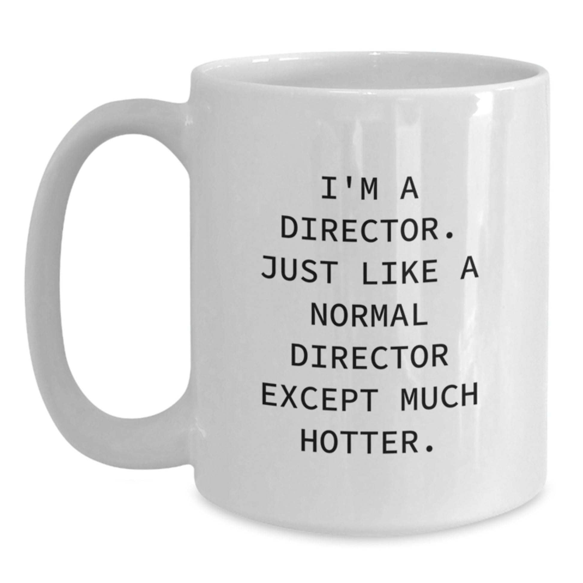 Birthday Gift for Her Director White Coffee Mug Ceramic Present - Main