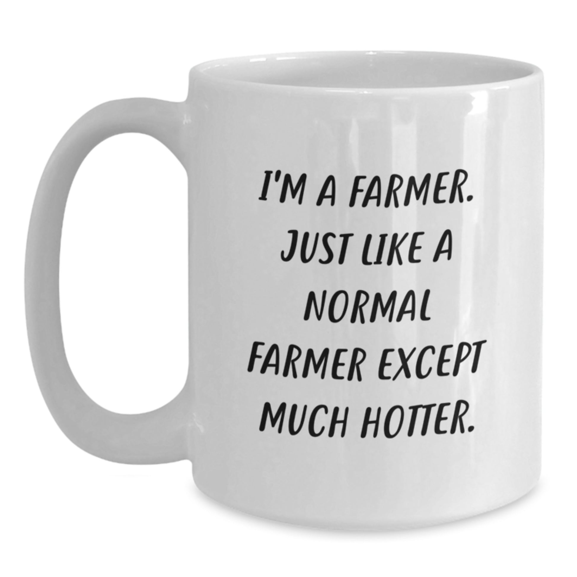For Him Keepsake Farmer White Coffee Mug Birthday Surprise Gift - Main
