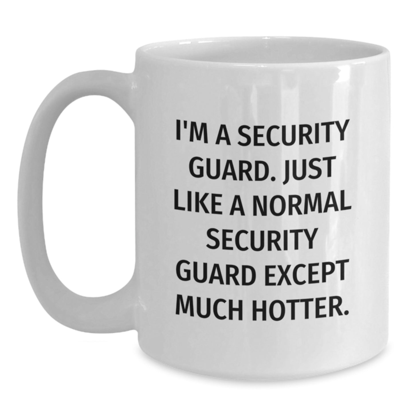 Security Guard White Mug Idea for Coworkers Office Birthday Gift - Main