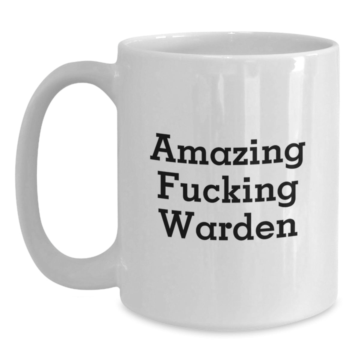 Funny Warden Gift, Birthday Unique Warden Mug, Amazing Warden Coffee, White Ceramic Mug Gifts from Friends - Main