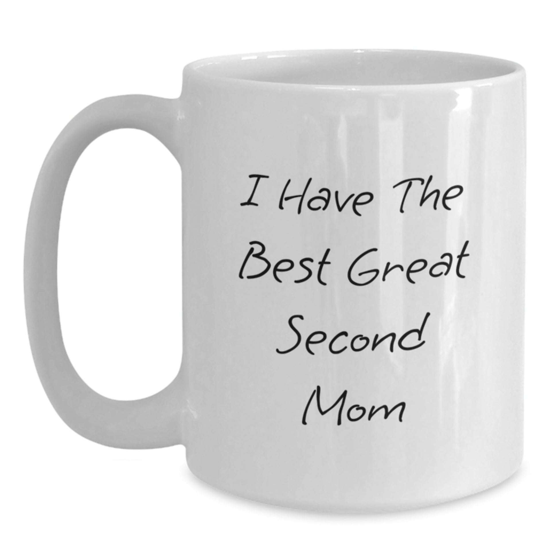 Novelty Second Mom Mug for Grandma – Birthday Gift – 11oz White Ceramic - Main