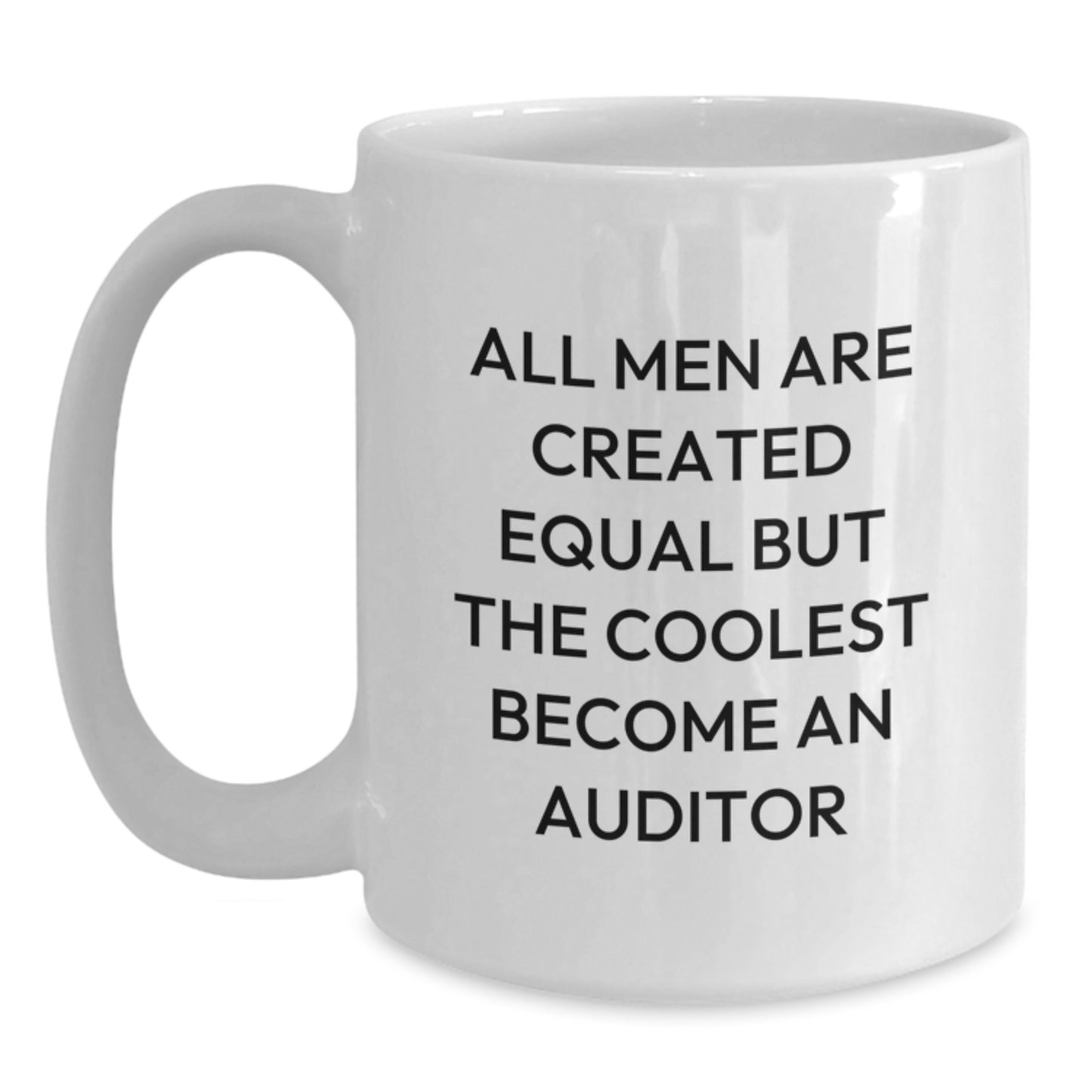 Birthday Gift Auditor White Coffee Mug for Her Present - Main