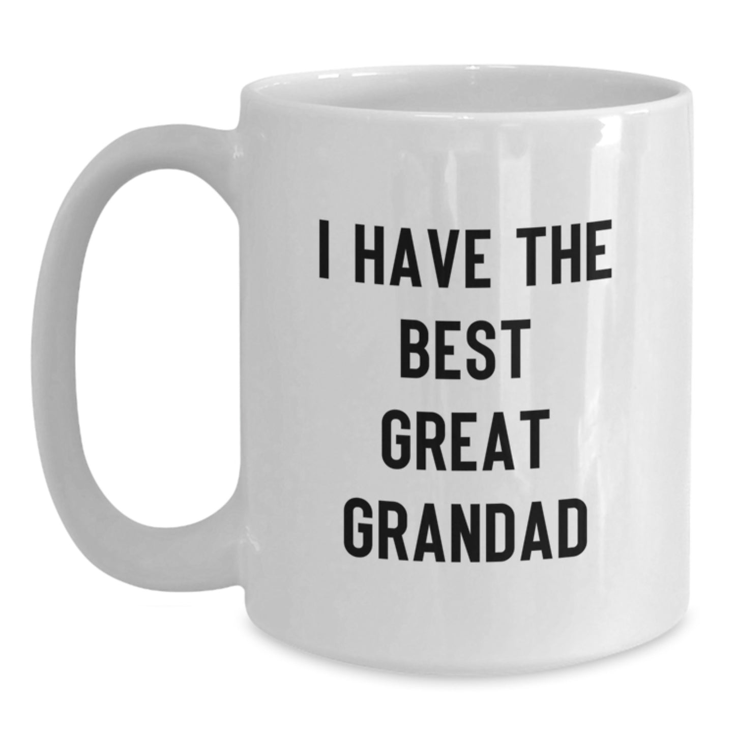 Funny Grandad Gifts, Great Grandad Coffee Mugs for Men, White Graduation Unique Gifts from Family for Grandad, 'I Have The Best Great Grandad' Mug - Main