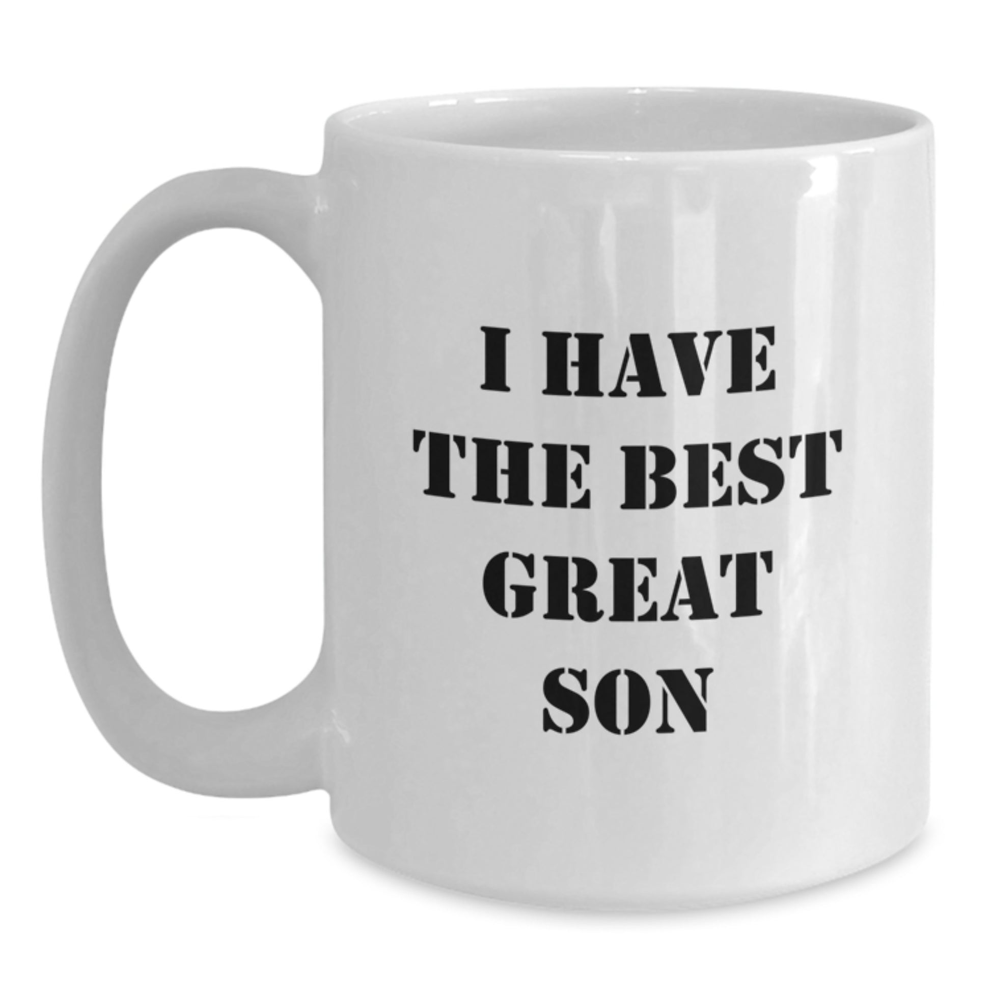 Son Keepsake White Premium Ceramic Coffee Mug Birthday Gift for Him - Main