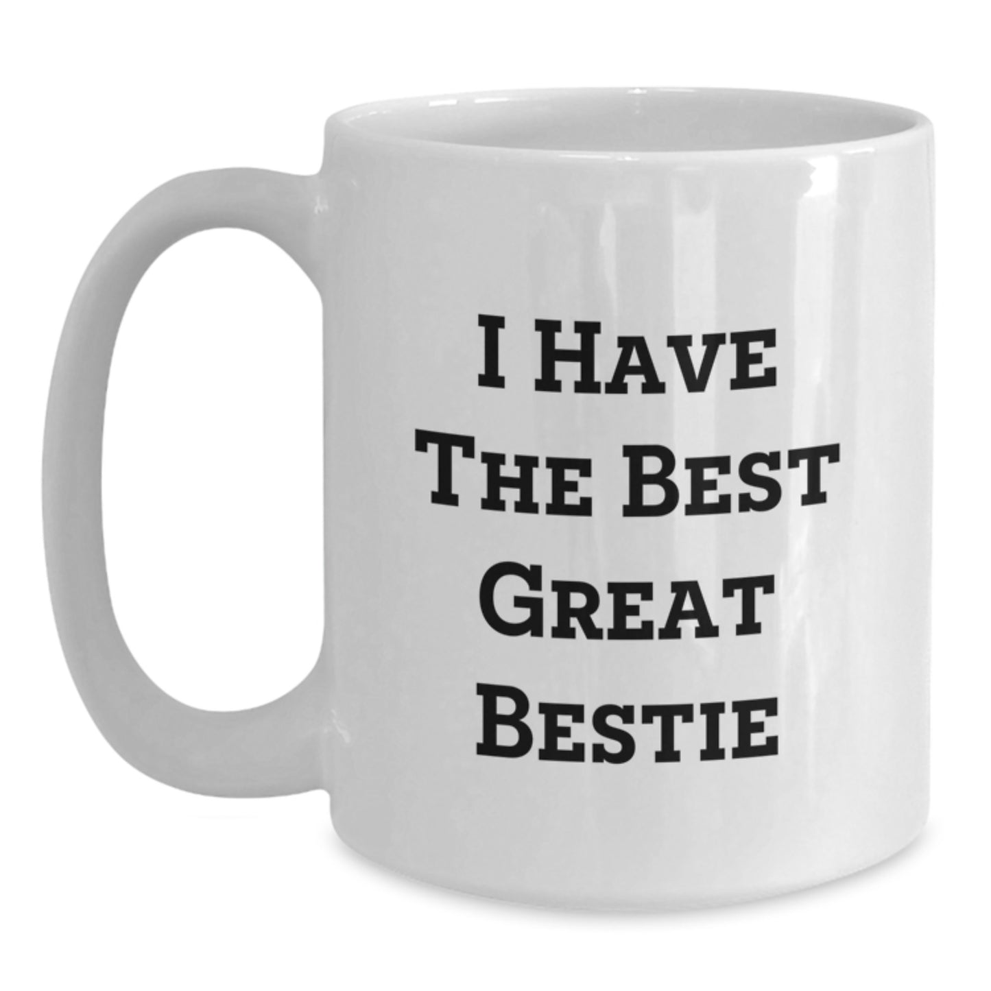 Funny Bestie White Coffee Mug Gifts from Friends for Bestie Graduation Unique - Main