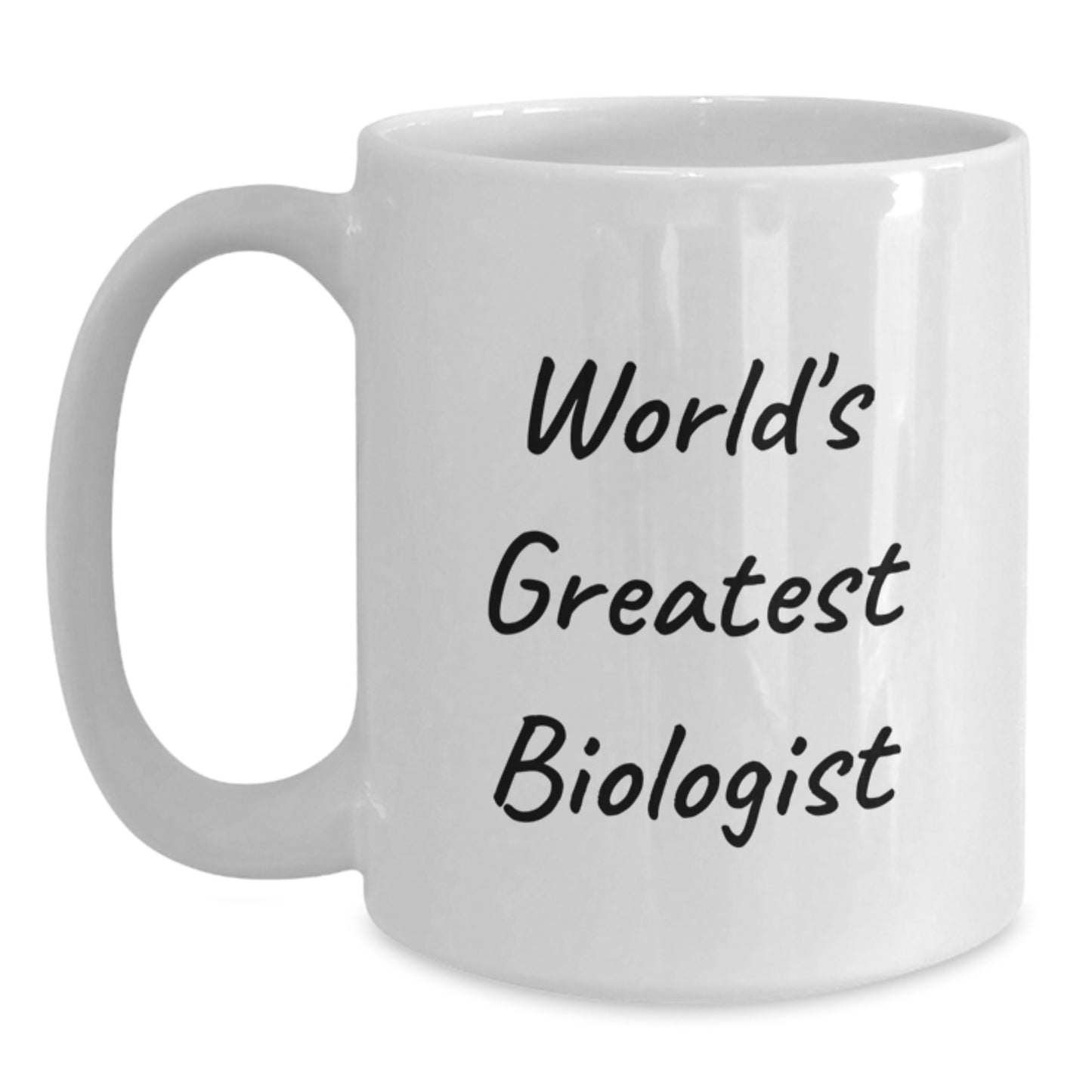 Birthday Gift for Her Biologist White Coffee Mug Present Scientific - Main
