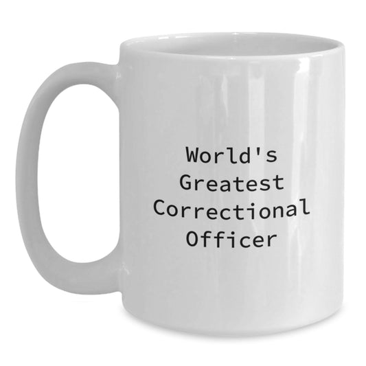 Christmas Gift for Her World's Greatest Correctional Officer Present - Main