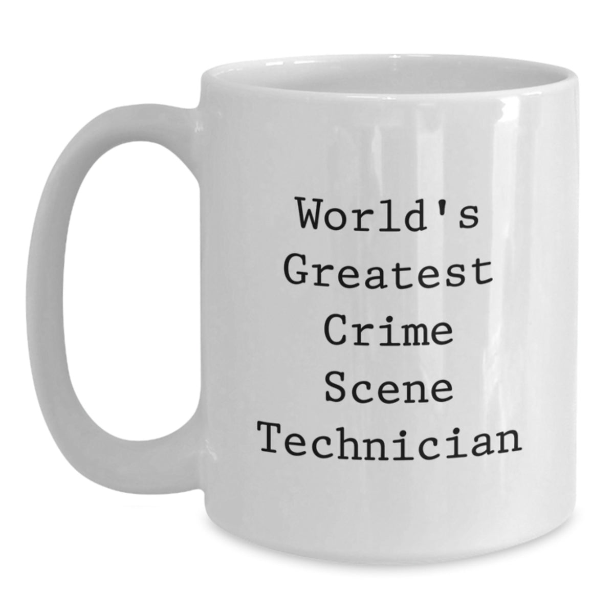 Crime Scene Technician Gift for Him - World's Greatest Keepsake Mug - Main