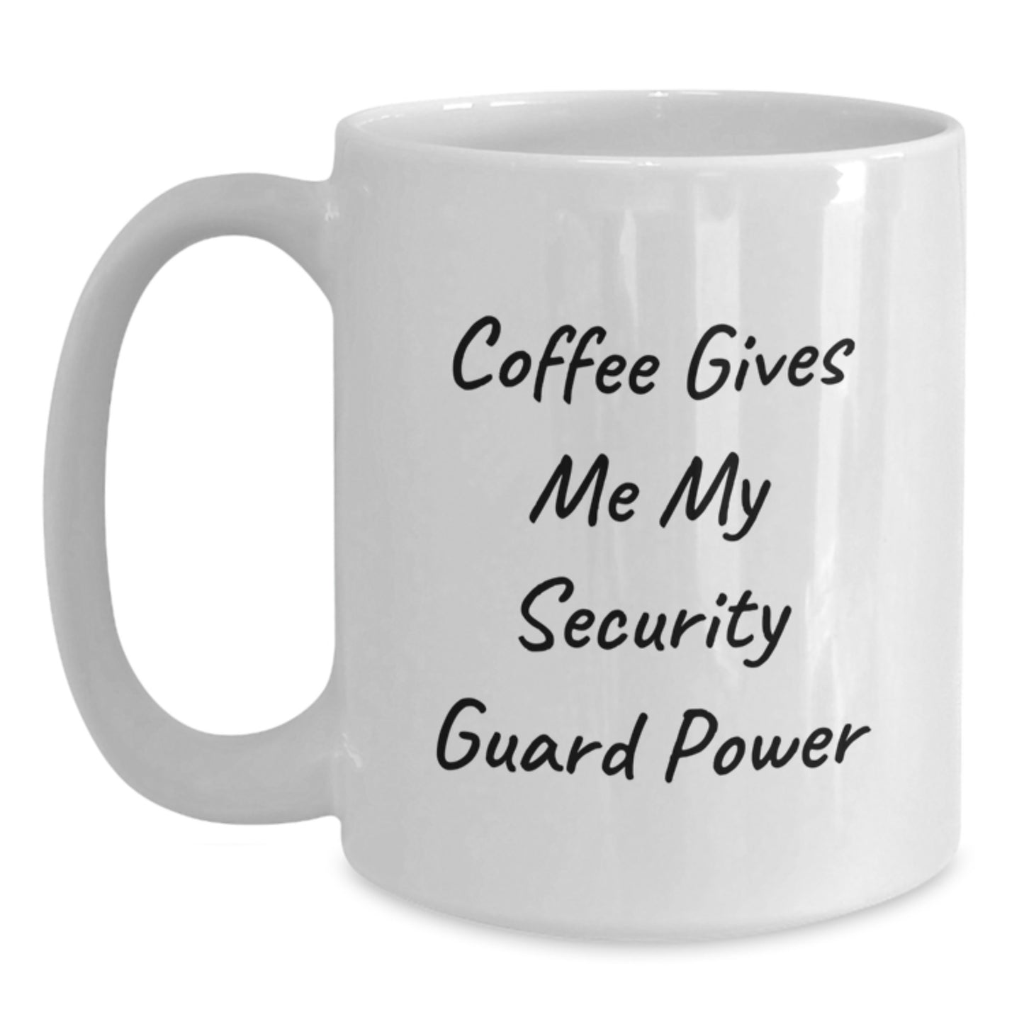 Funny Security Guard White Coffee Mug Gifts from Friends for Graduation Unique - Main
