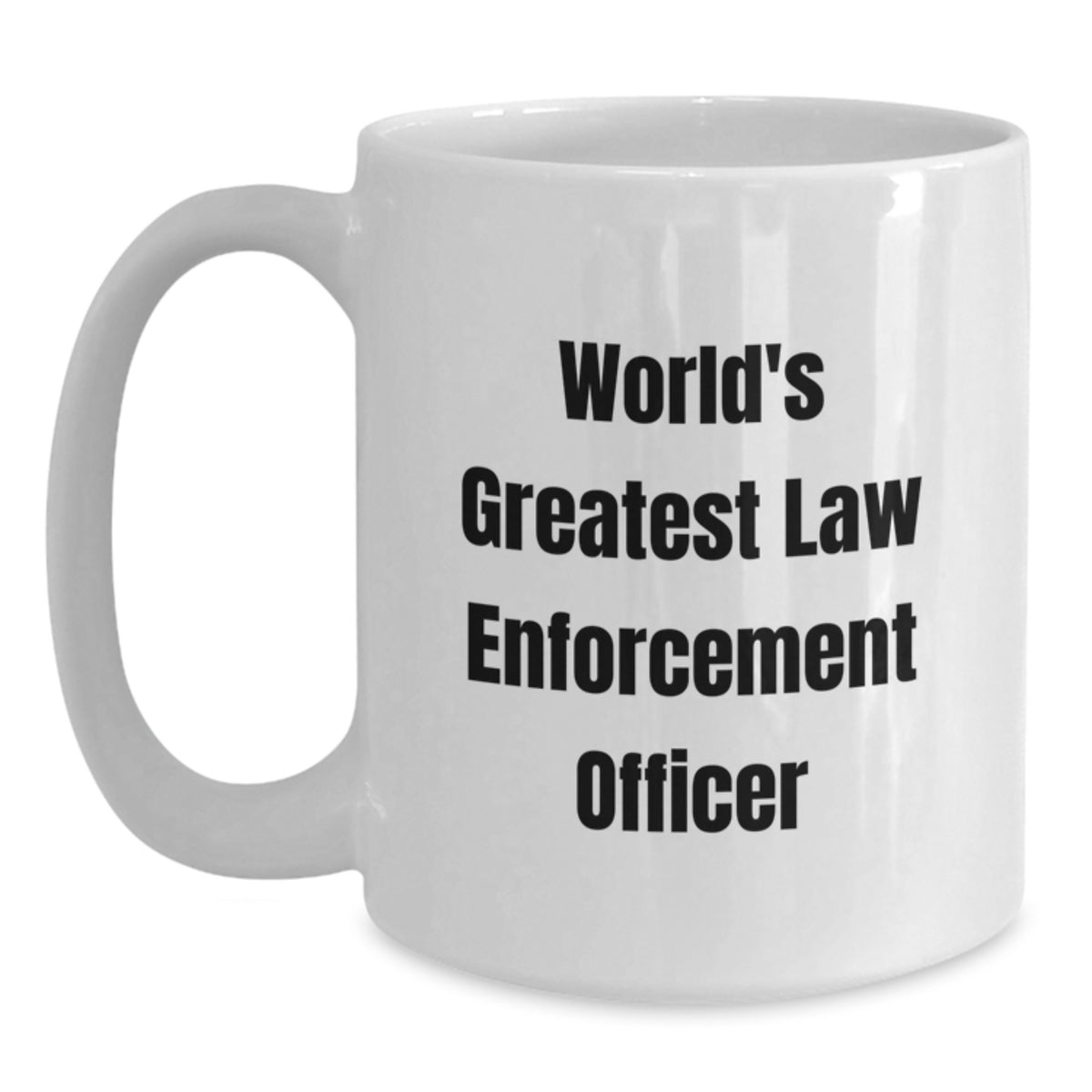 Law Enforcement Officer Gift for Him - World's Greatest Keepsake Coffee - Main