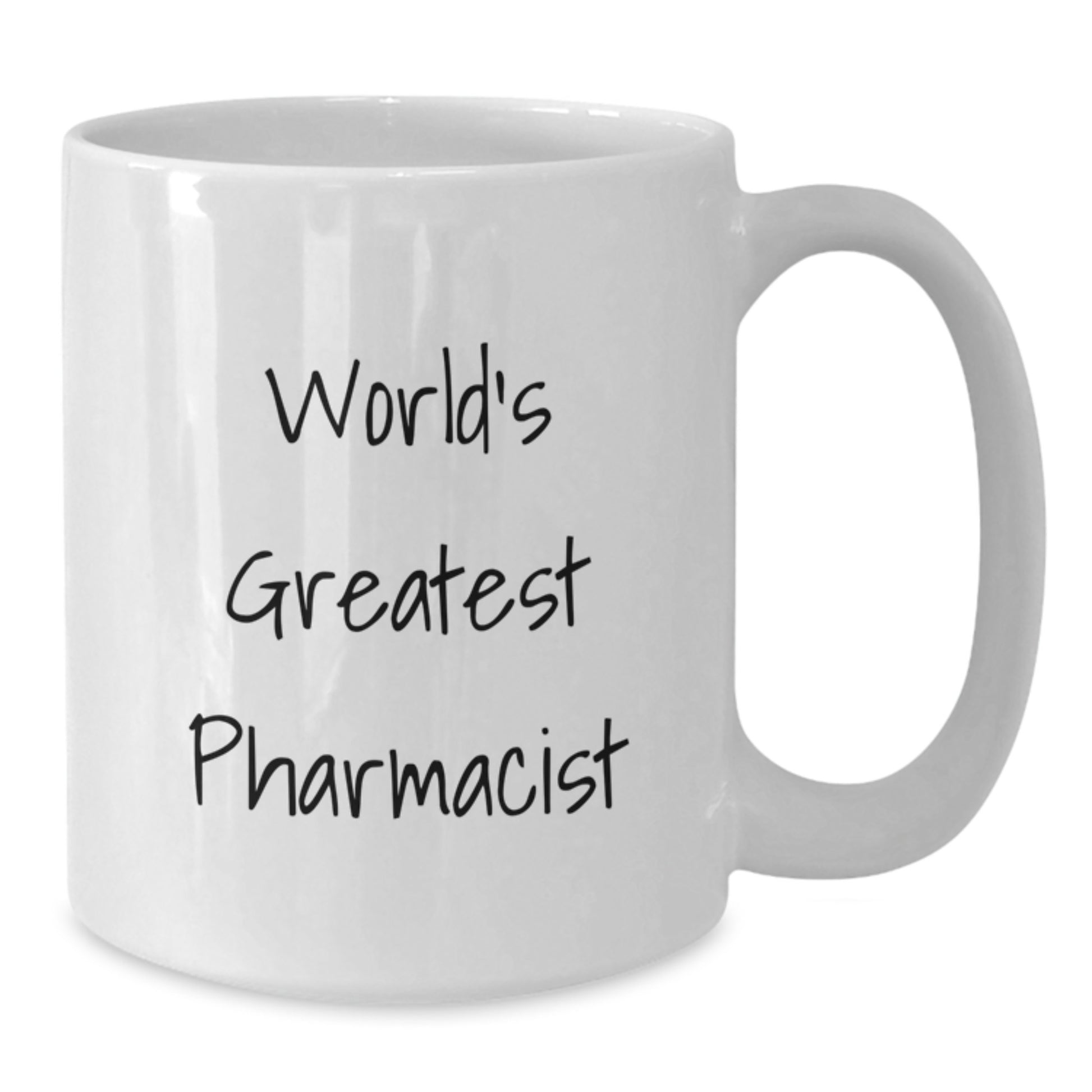 Funny World's Greatest Pharmacist Gifts for Men Graduation Unique White Coffee Mug from Family - Additional