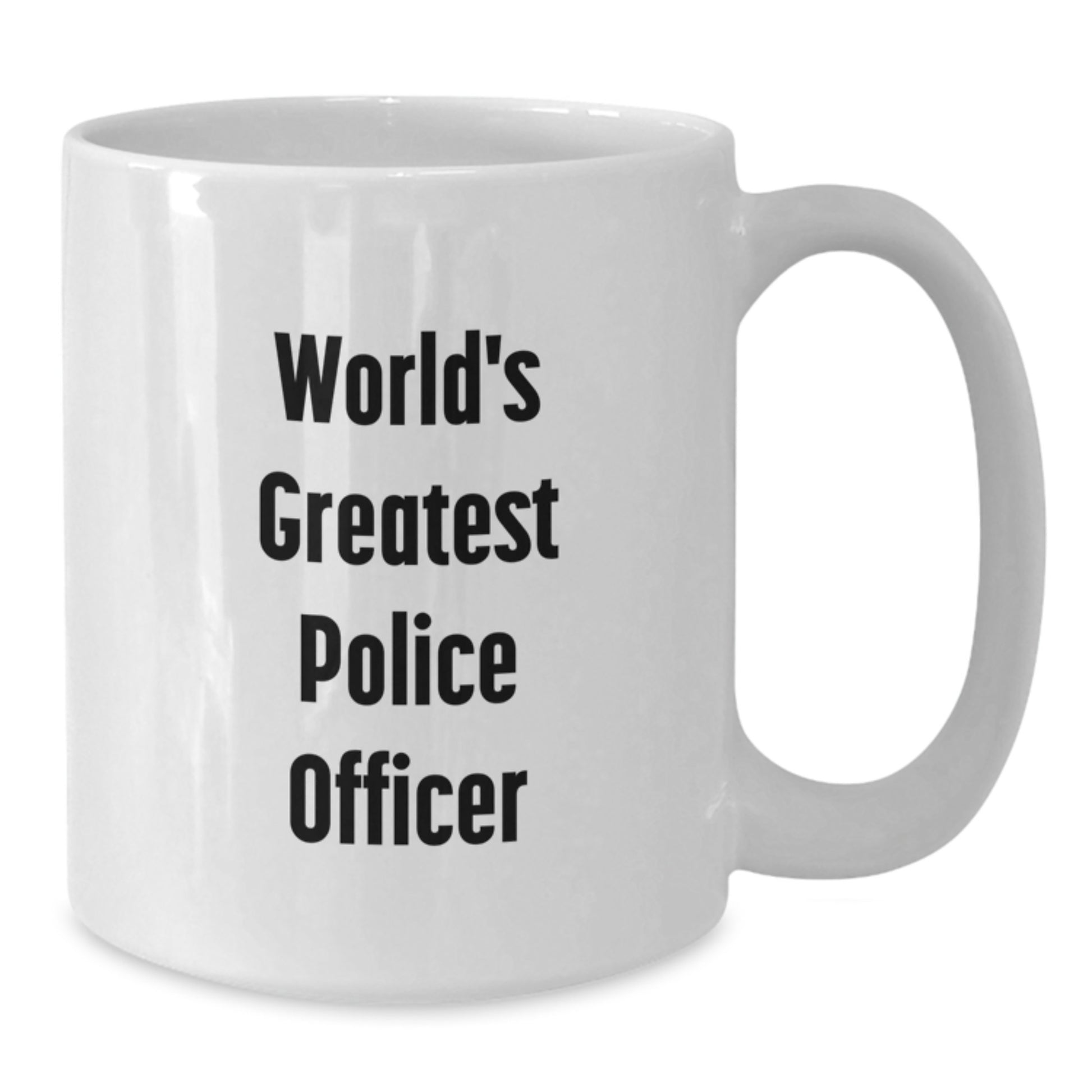 Funny Police Officer White Coffee Mugs for Men Gifts from Family - Gift Ideas for World's Greatest Police Officer Mom on Mother's Day - Additional