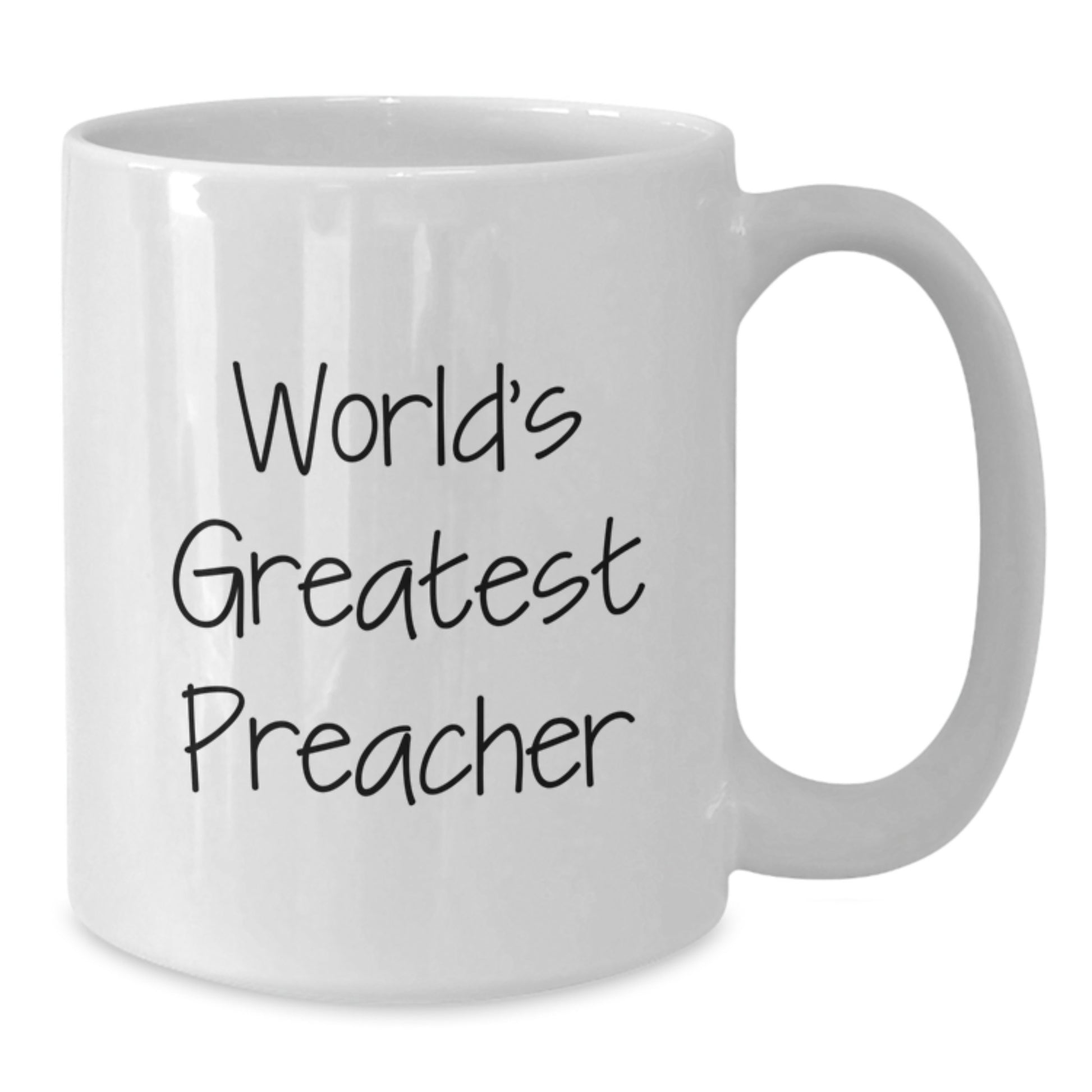Funny Preacher Quotes White Coffee Mug Gifts for Preacher from Family, Friends on Graduation Day - Additional