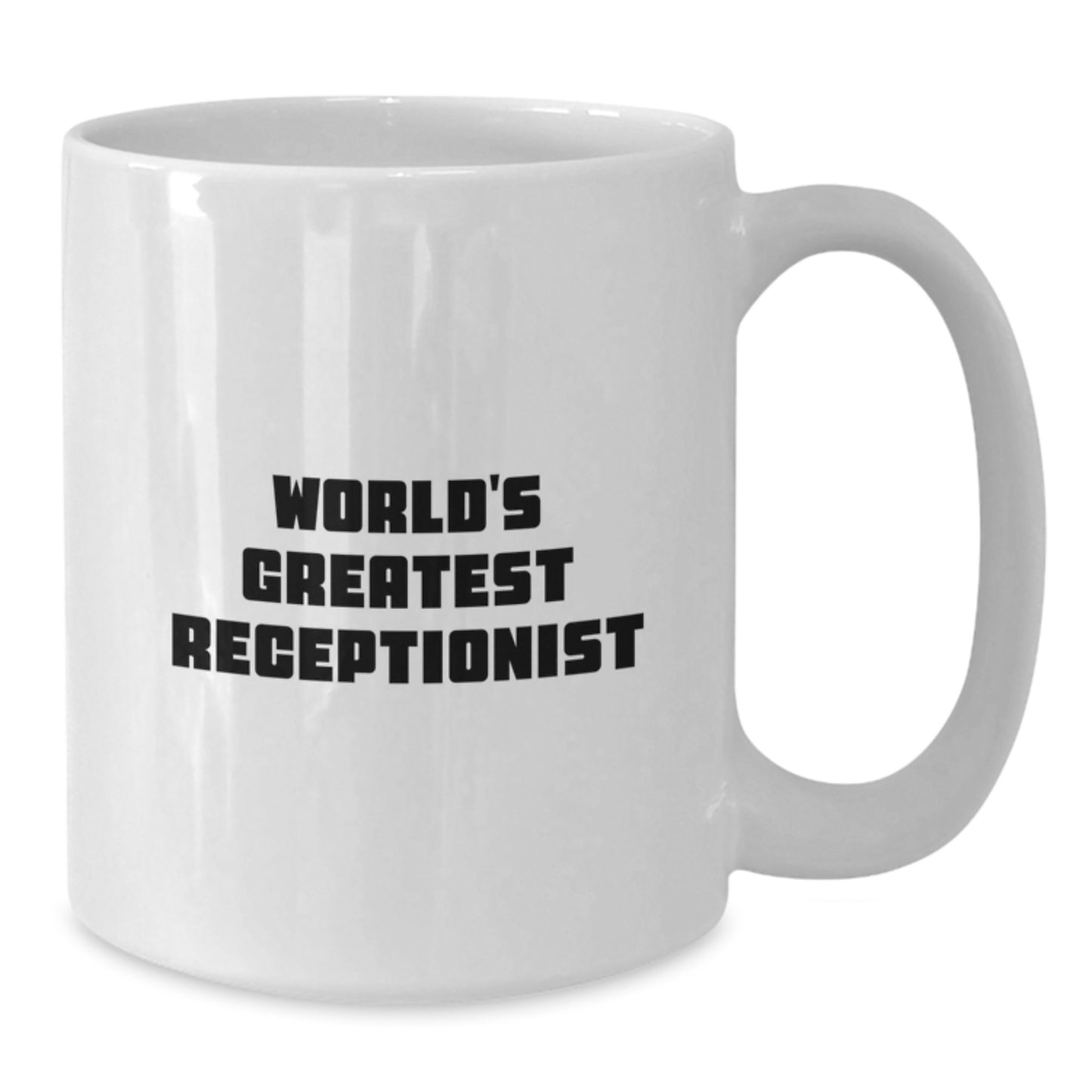 Receptionist Keepsake White Coffee Mug Birthday Gift for Him - Additional
