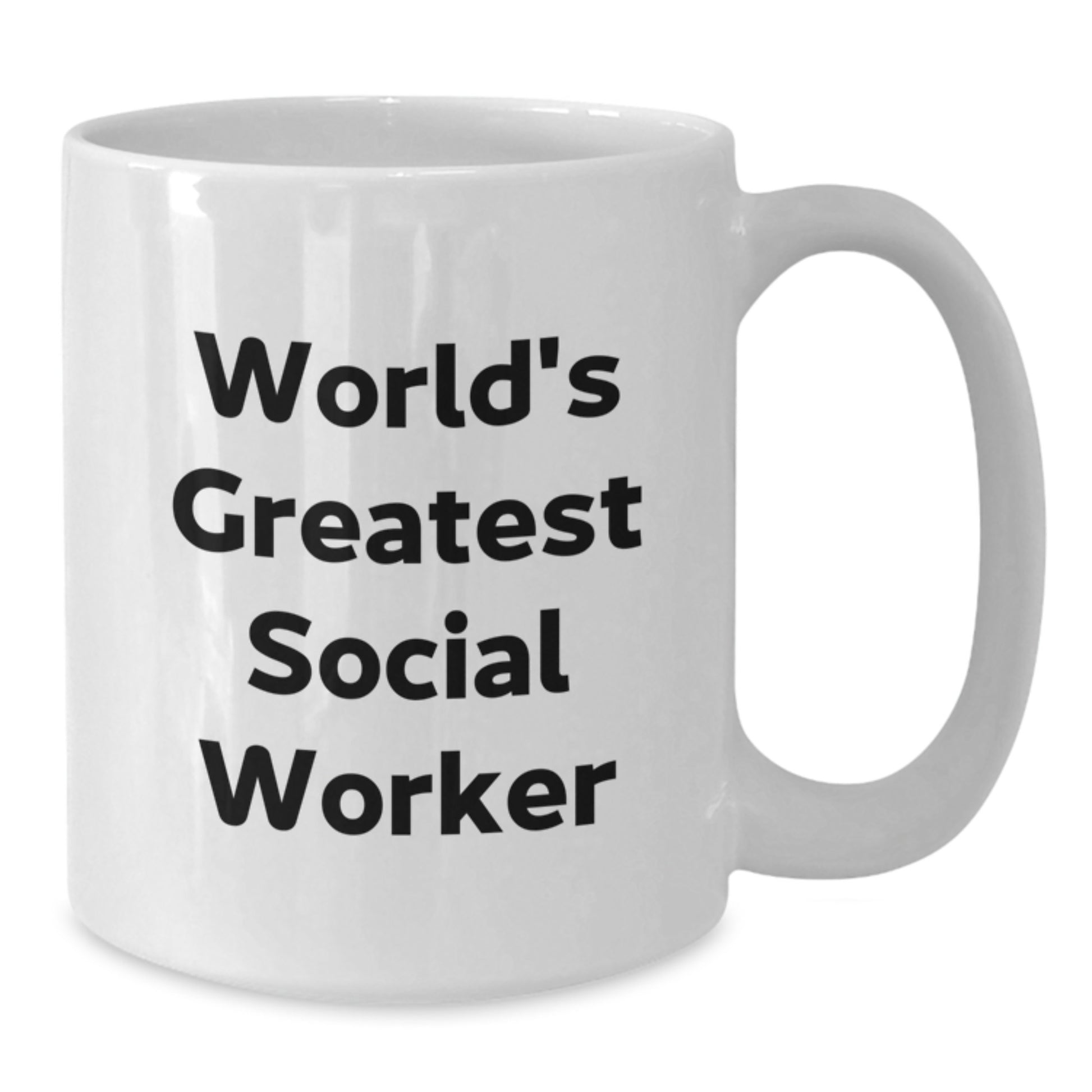 Social Worker White Coffee Mug Keepsake Birthday Gift for Him - Additional