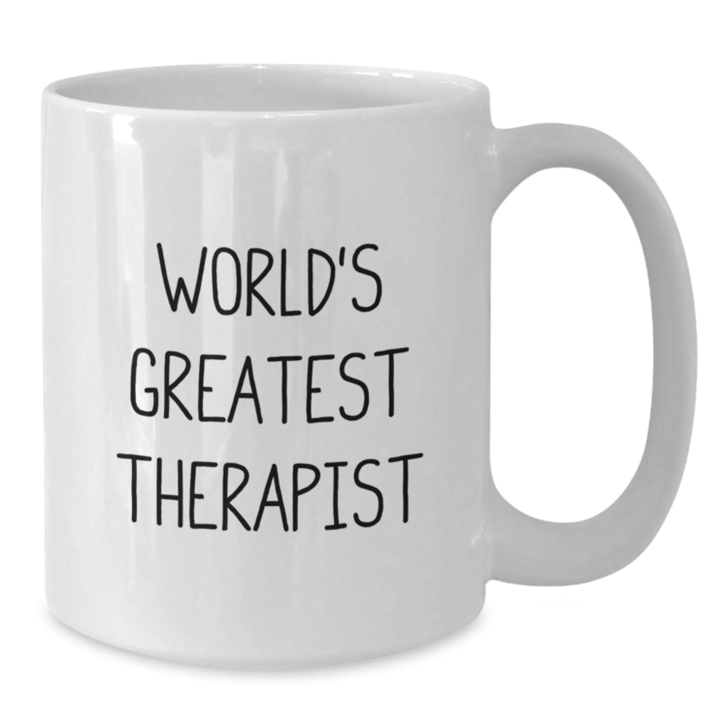 Gifts from Friends for Therapist World's Greatest Mug, Funny White Coffee Mug, Graduation Unique Gifts - Additional