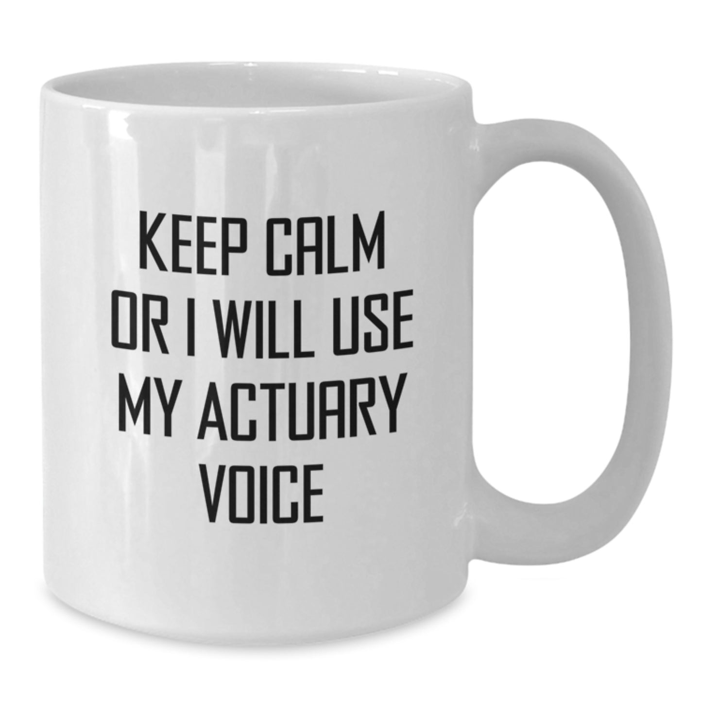 Actuary Keepsake White Coffee Mug for Him Birthday Gift Professional - Additional